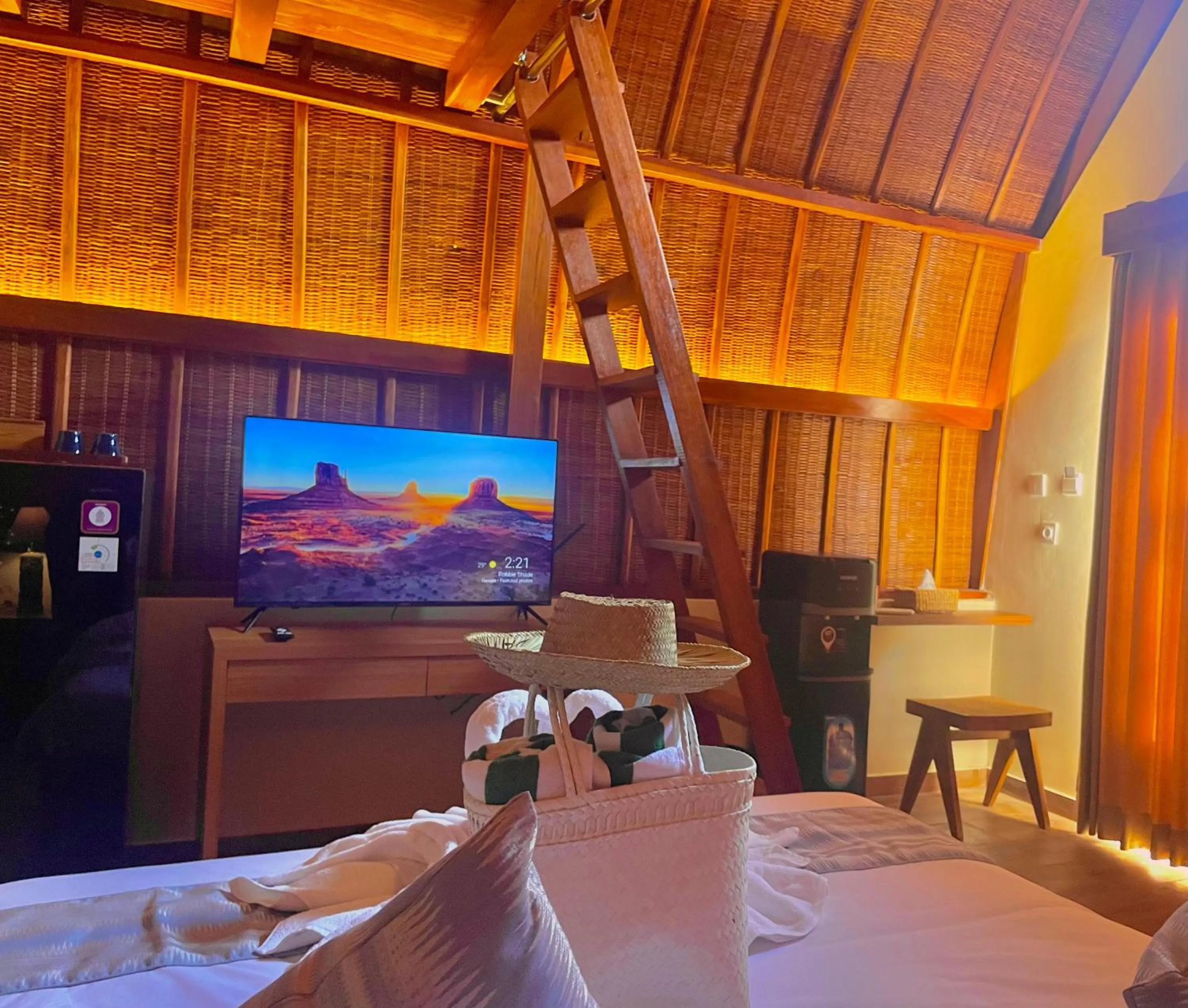 Bed in Abian Klumpu Villa & Spa Sanur Bali