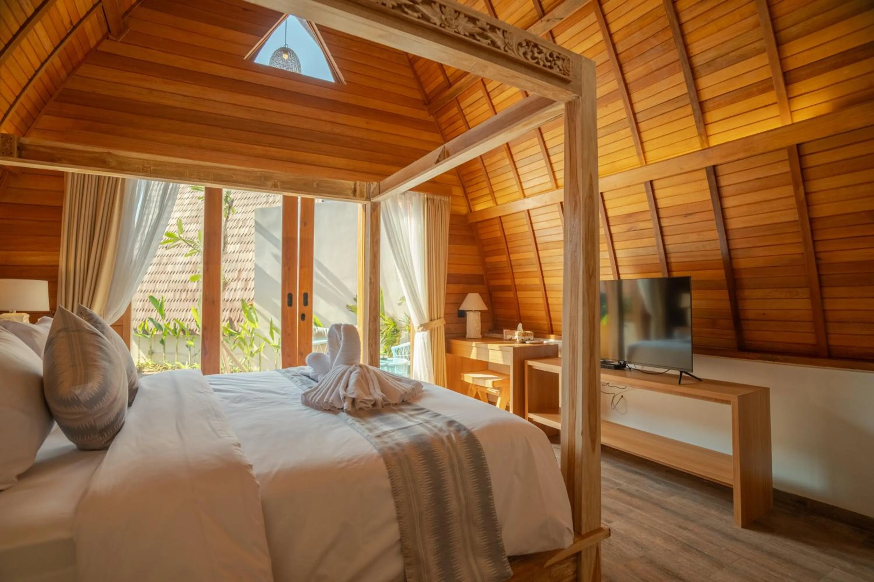 Bedroom, Bed in Abian Klumpu Villa & Spa Sanur Bali