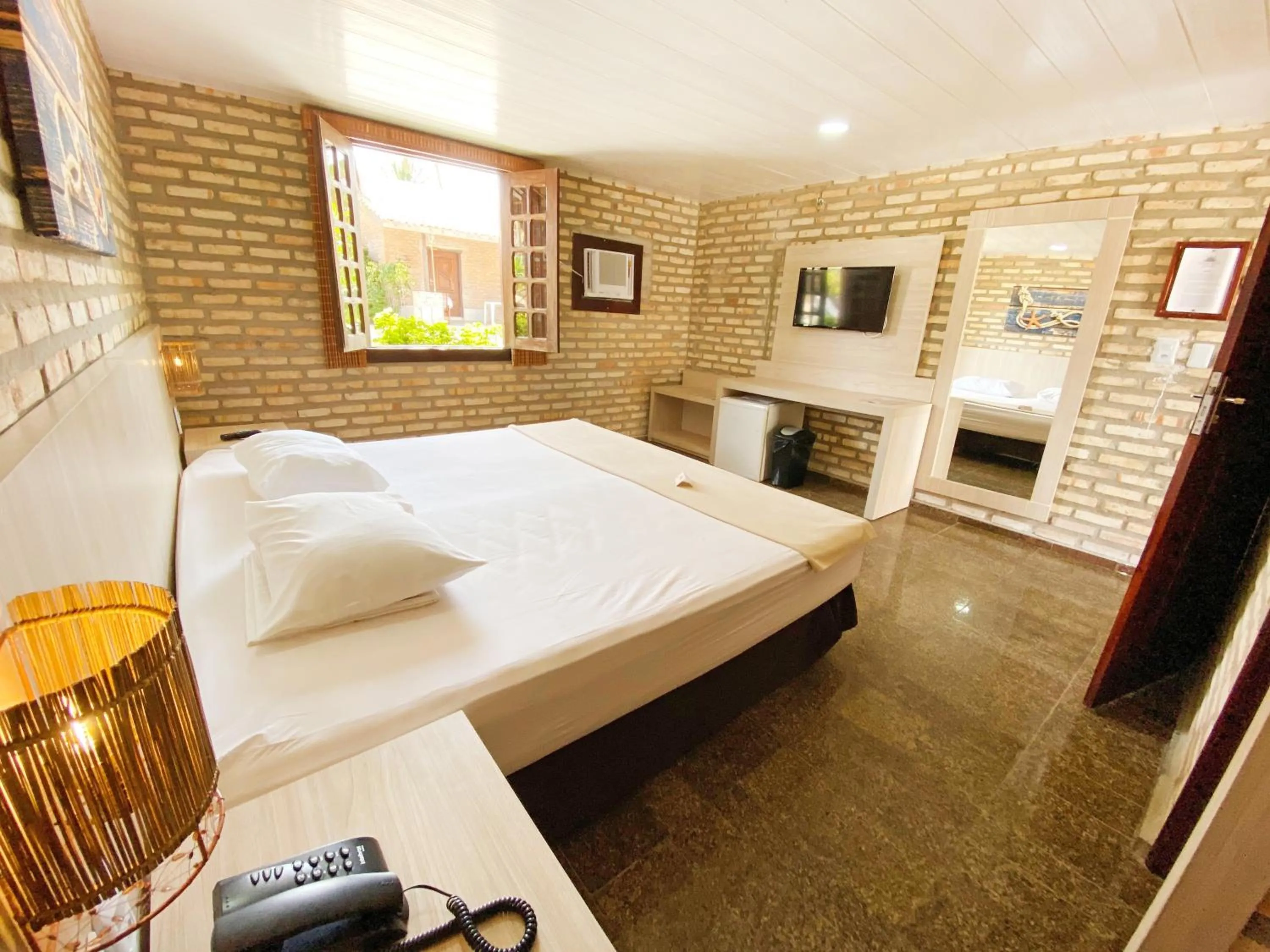 Bed in Hotel Parque das Fontes