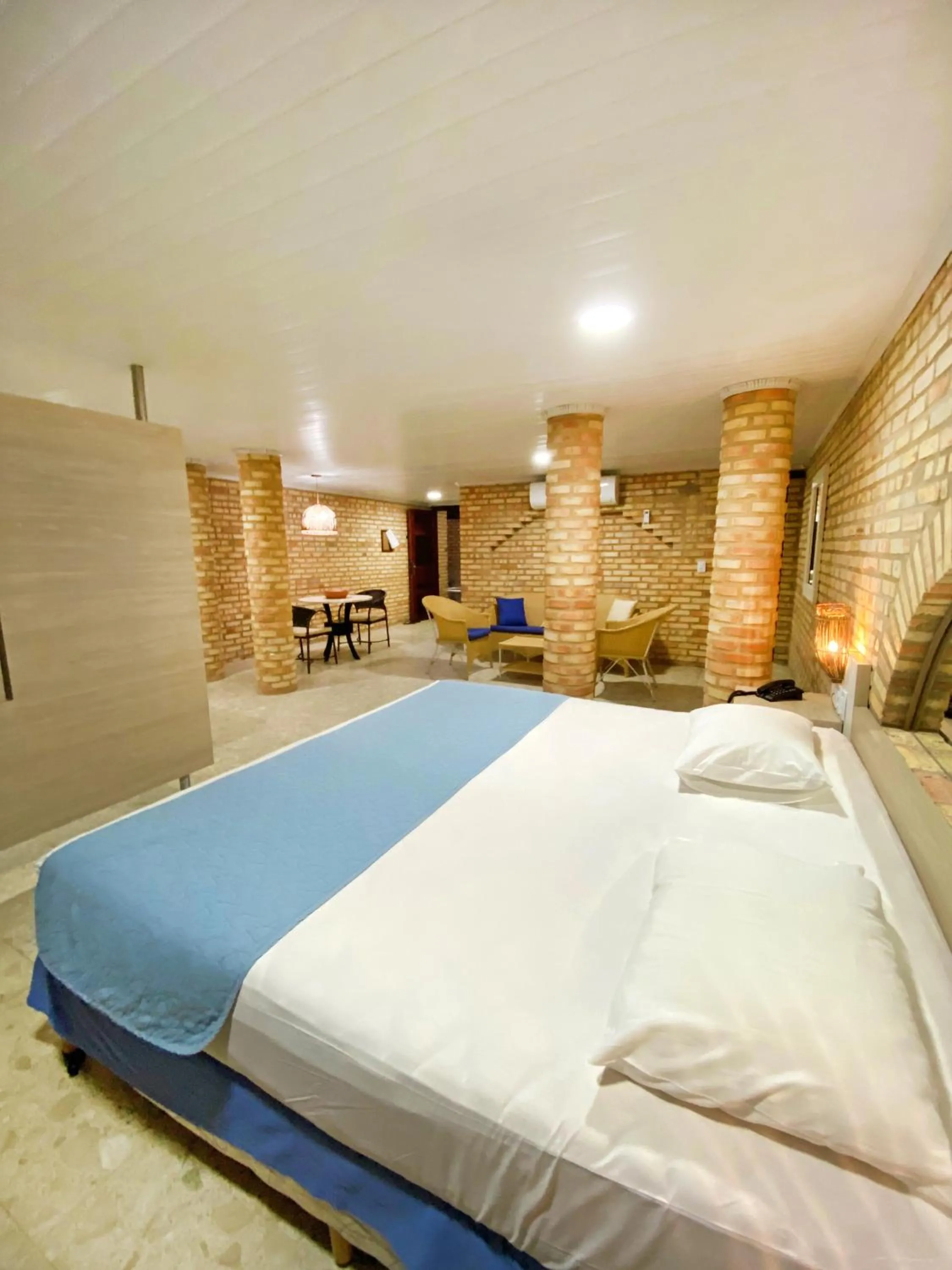 Bed in Hotel Parque das Fontes