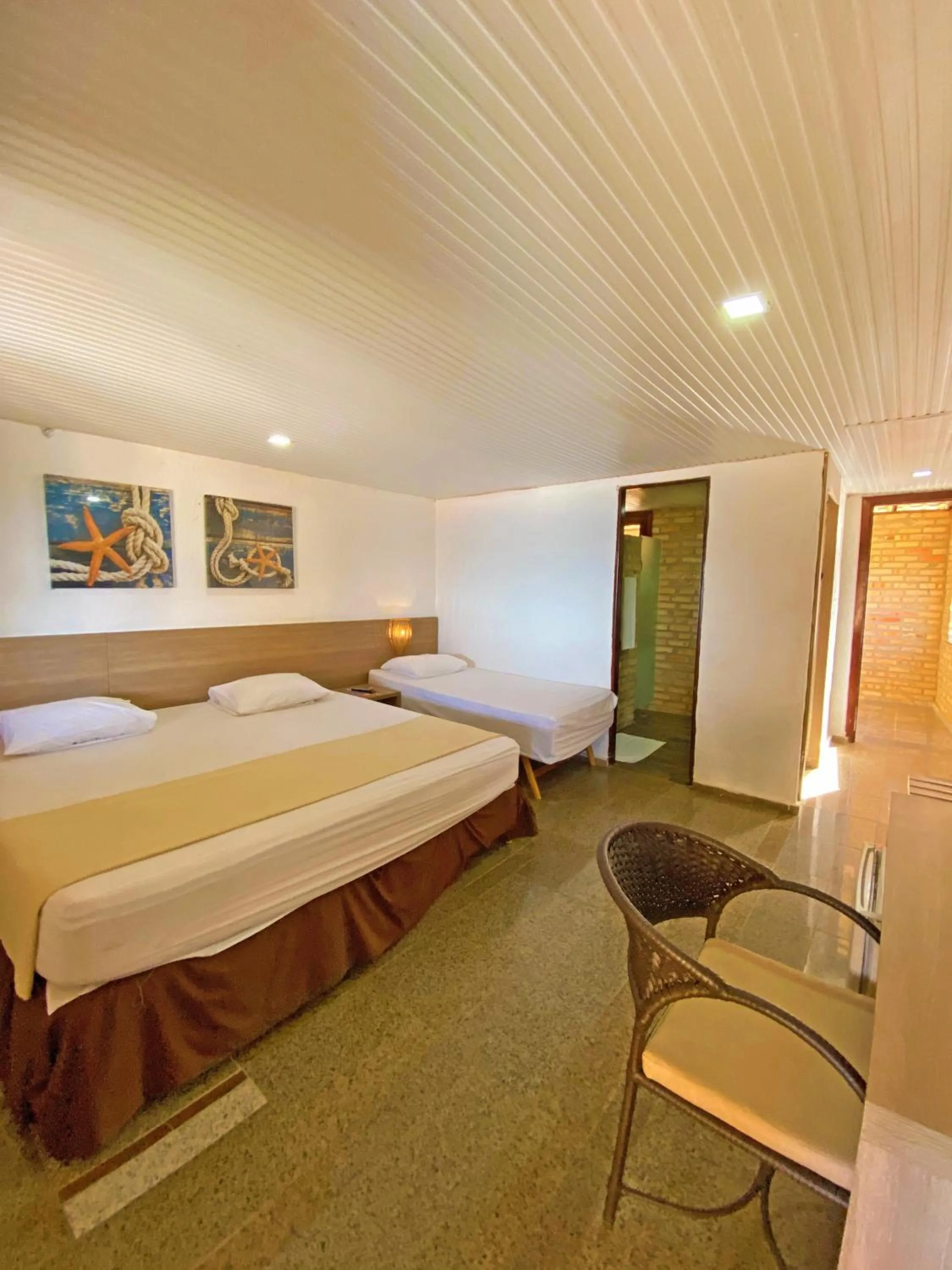 Bed in Hotel Parque das Fontes