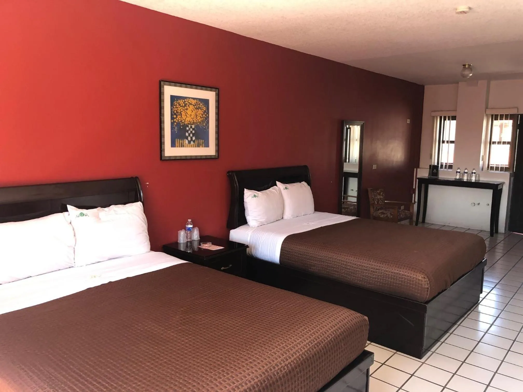 Bed in HOTEL BUGAMBILIAS
