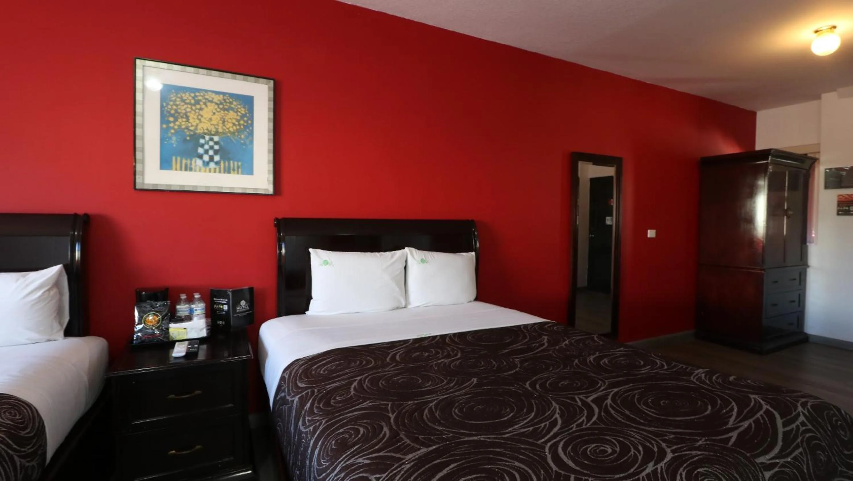 Bed in HOTEL BUGAMBILIAS