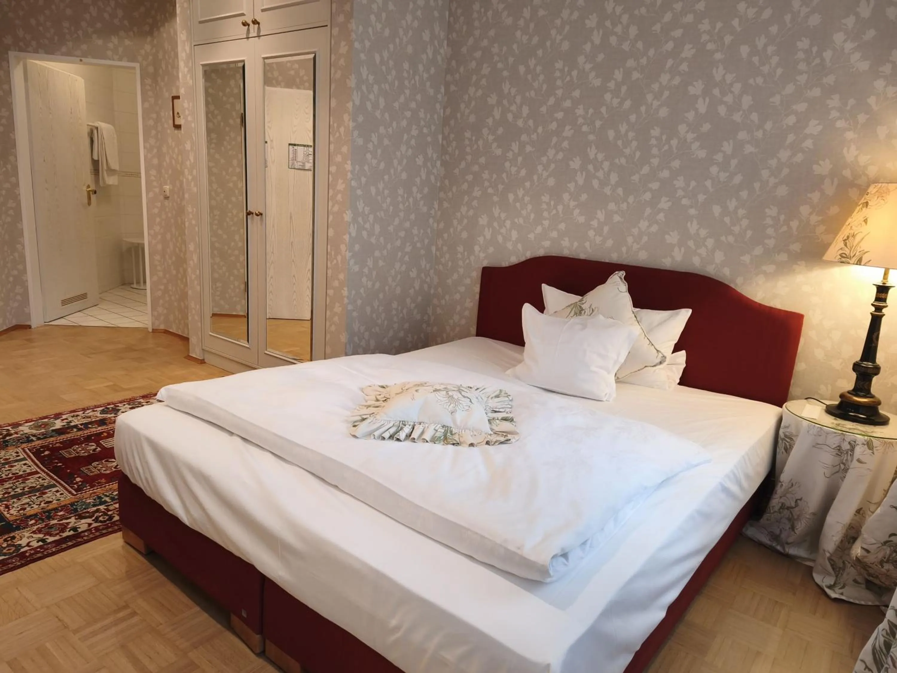 Bed in Hotel Goldener Anker