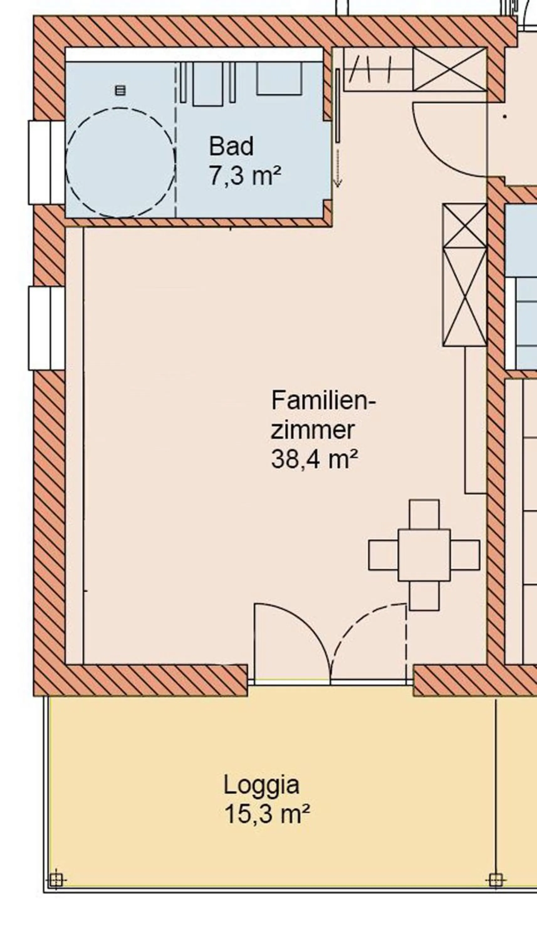 Floor plan in CAP Rotach