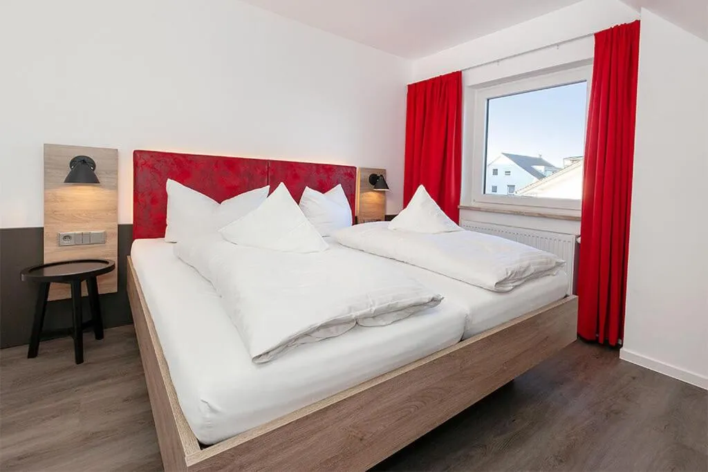 Bedroom, Bed in Strandhaus Eberle