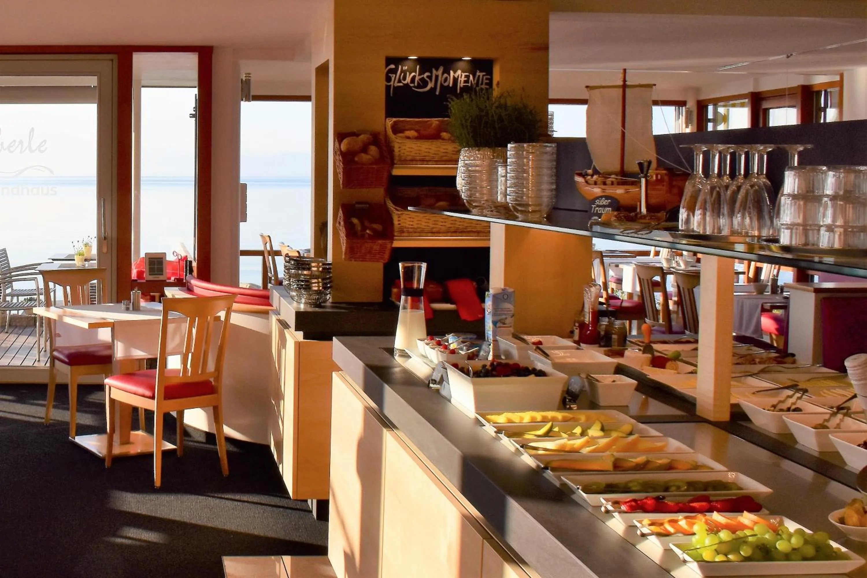 Food and drinks in Strandhaus Eberle
