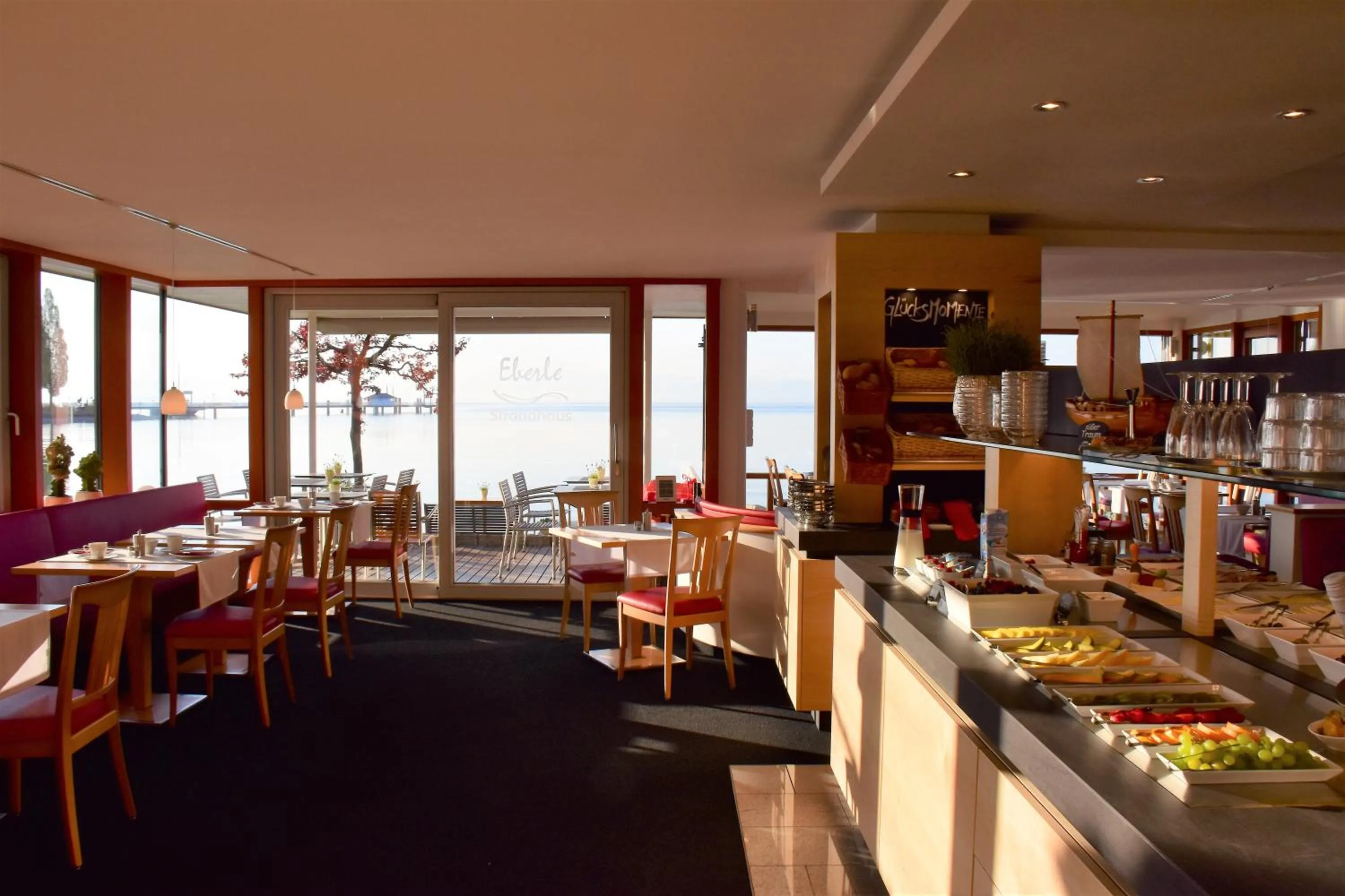 Buffet breakfast in Strandhaus Eberle