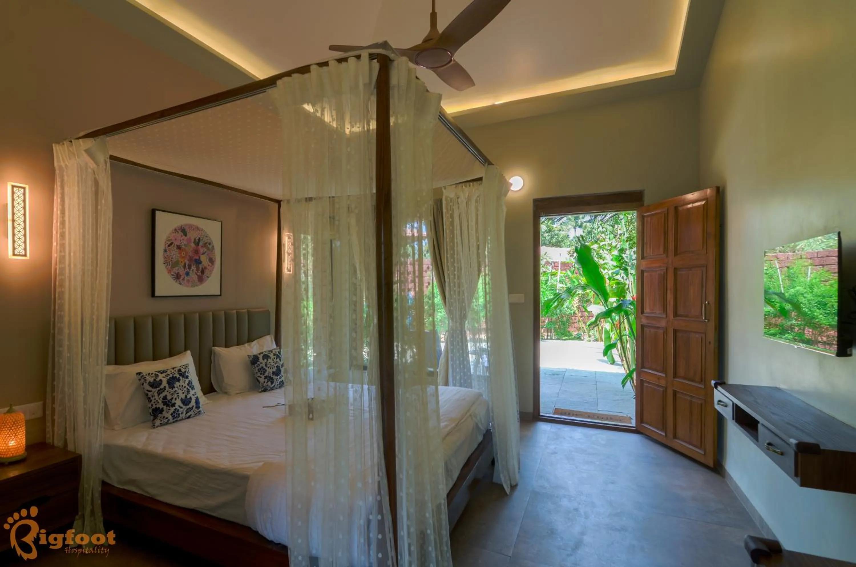 Bed in Jomo Resort