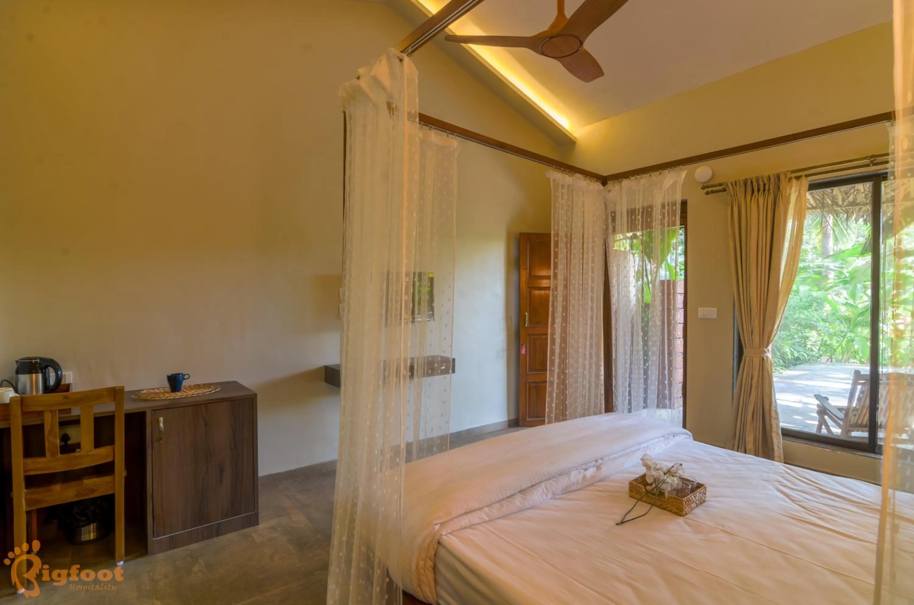 Bed in Jomo Resort