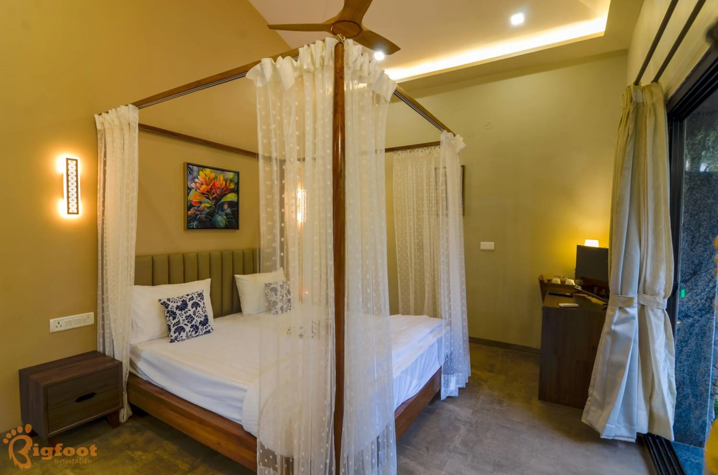 Bed in Jomo Resort