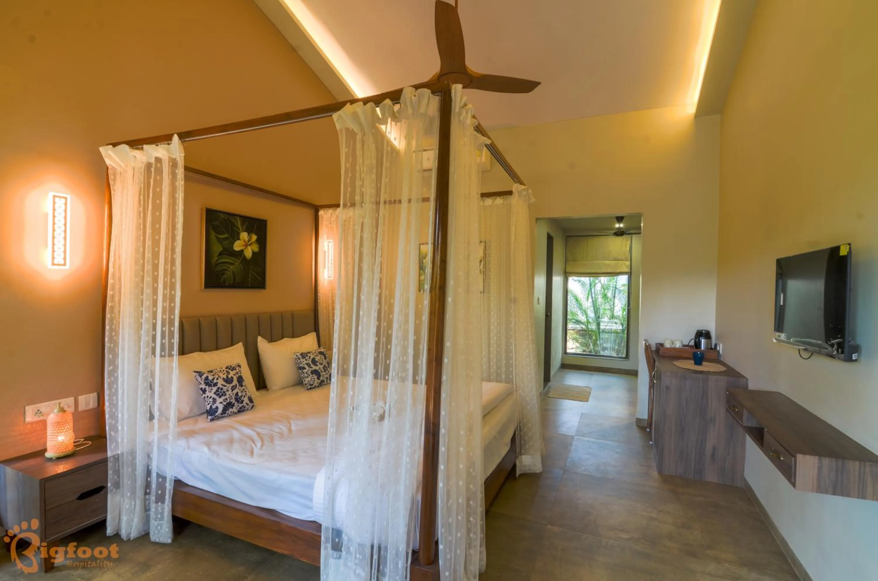 Bed in Jomo Resort