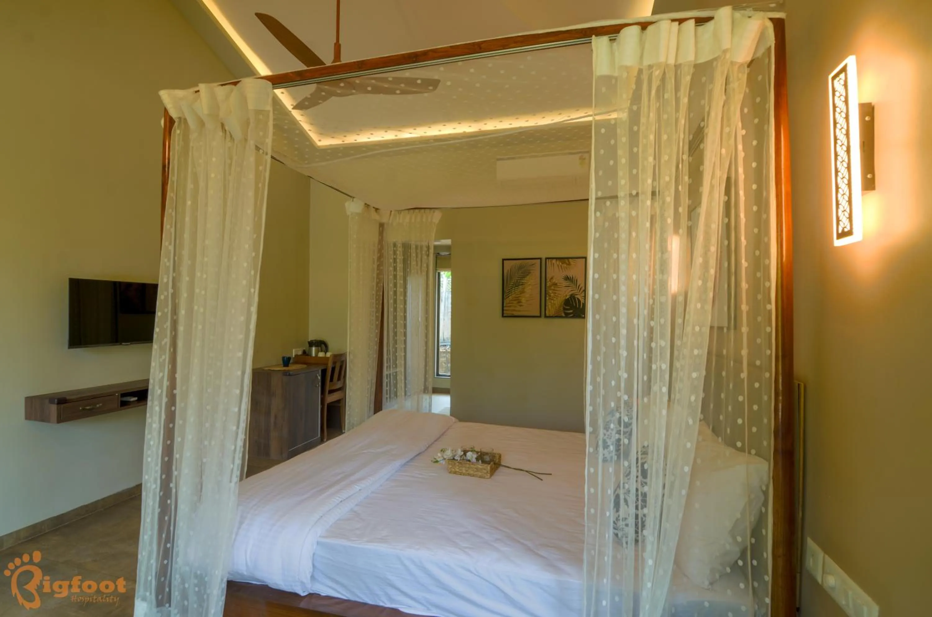 Bed in Jomo Resort