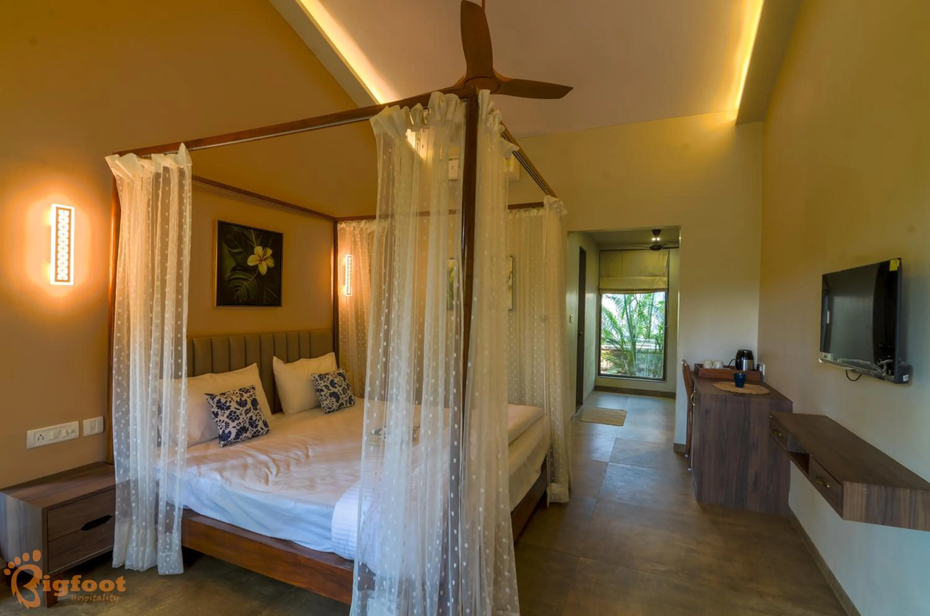 Bed in Jomo Resort
