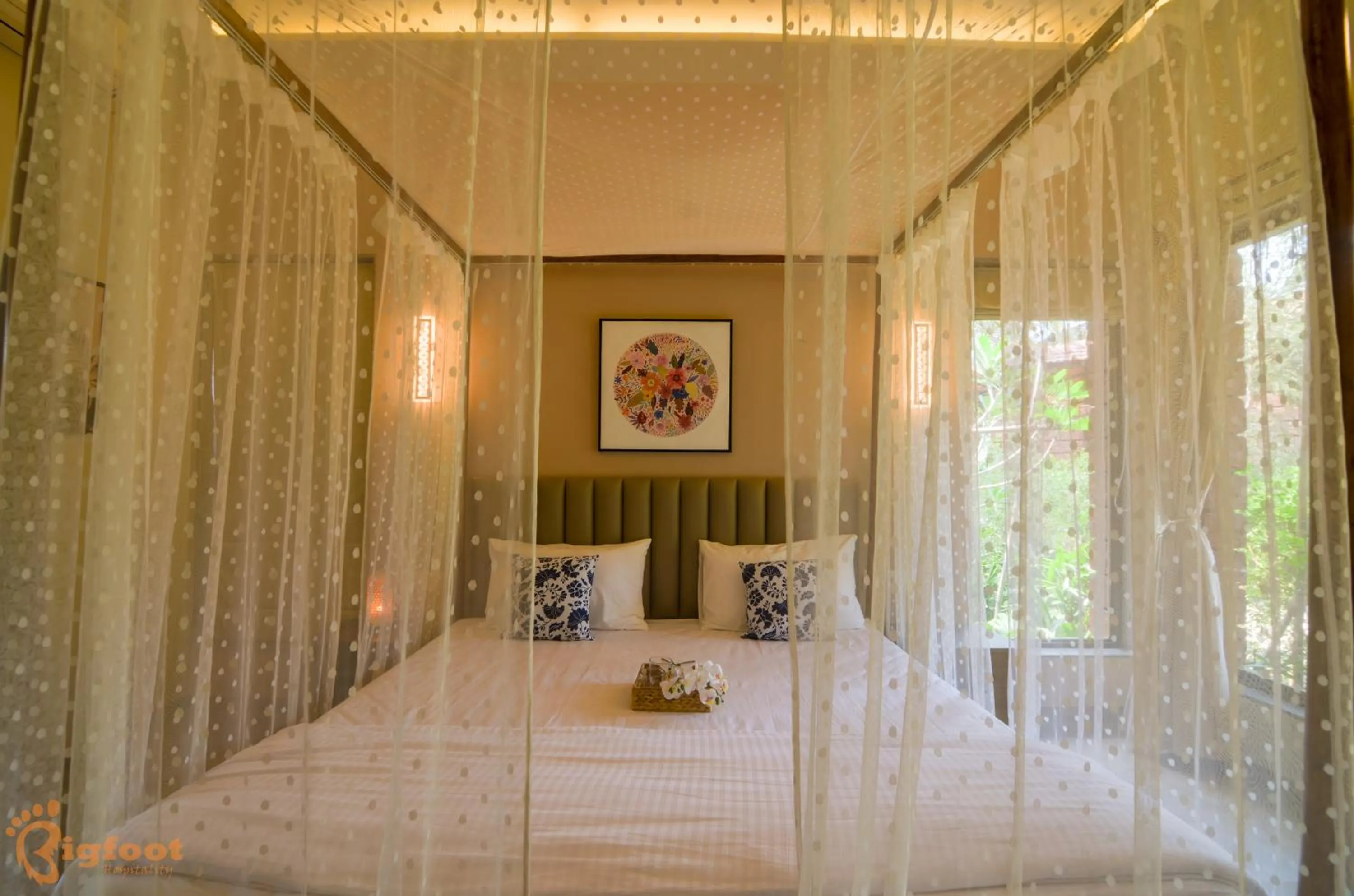 Bed in Jomo Resort