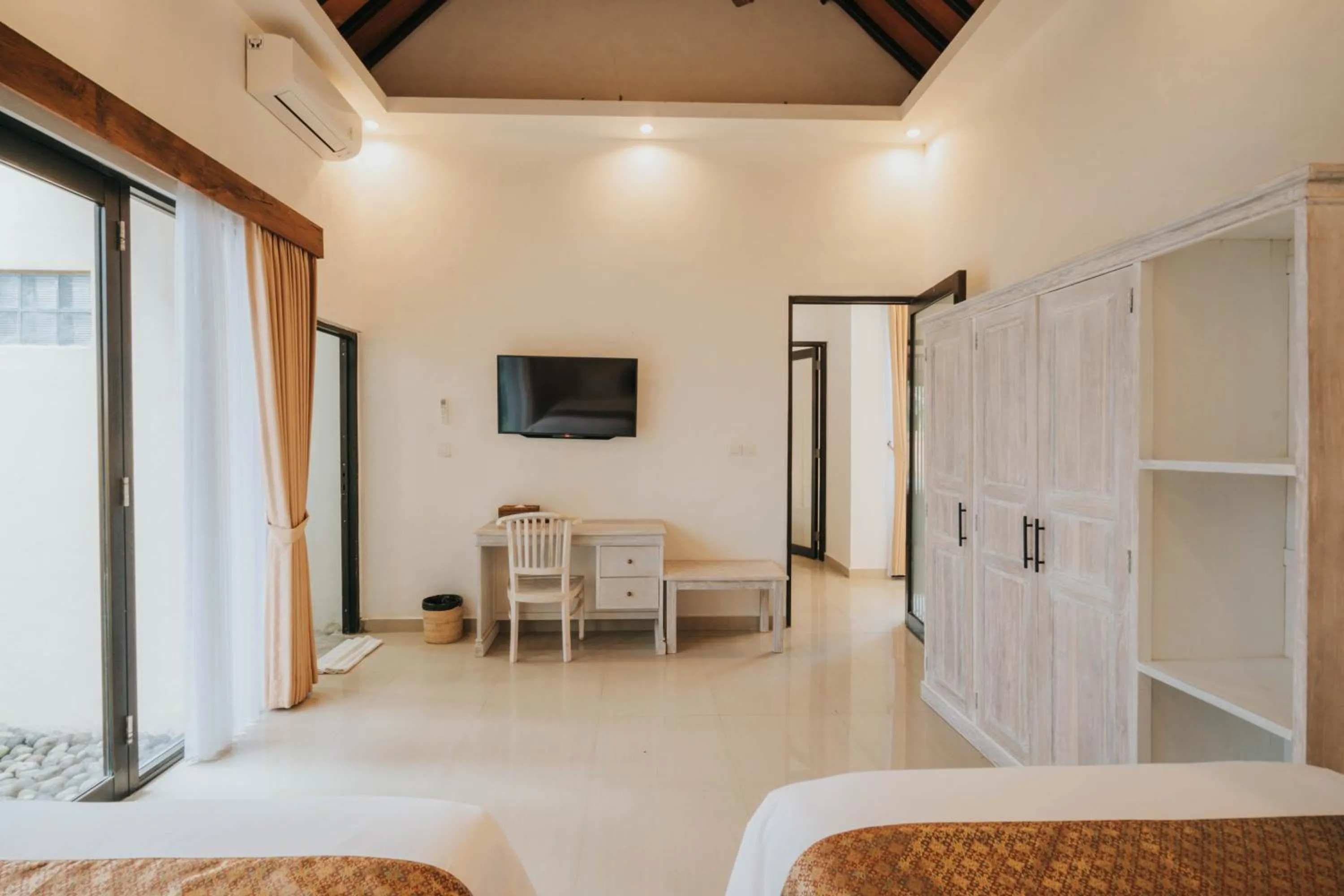 Bed in Alam Penari Resort Ubud