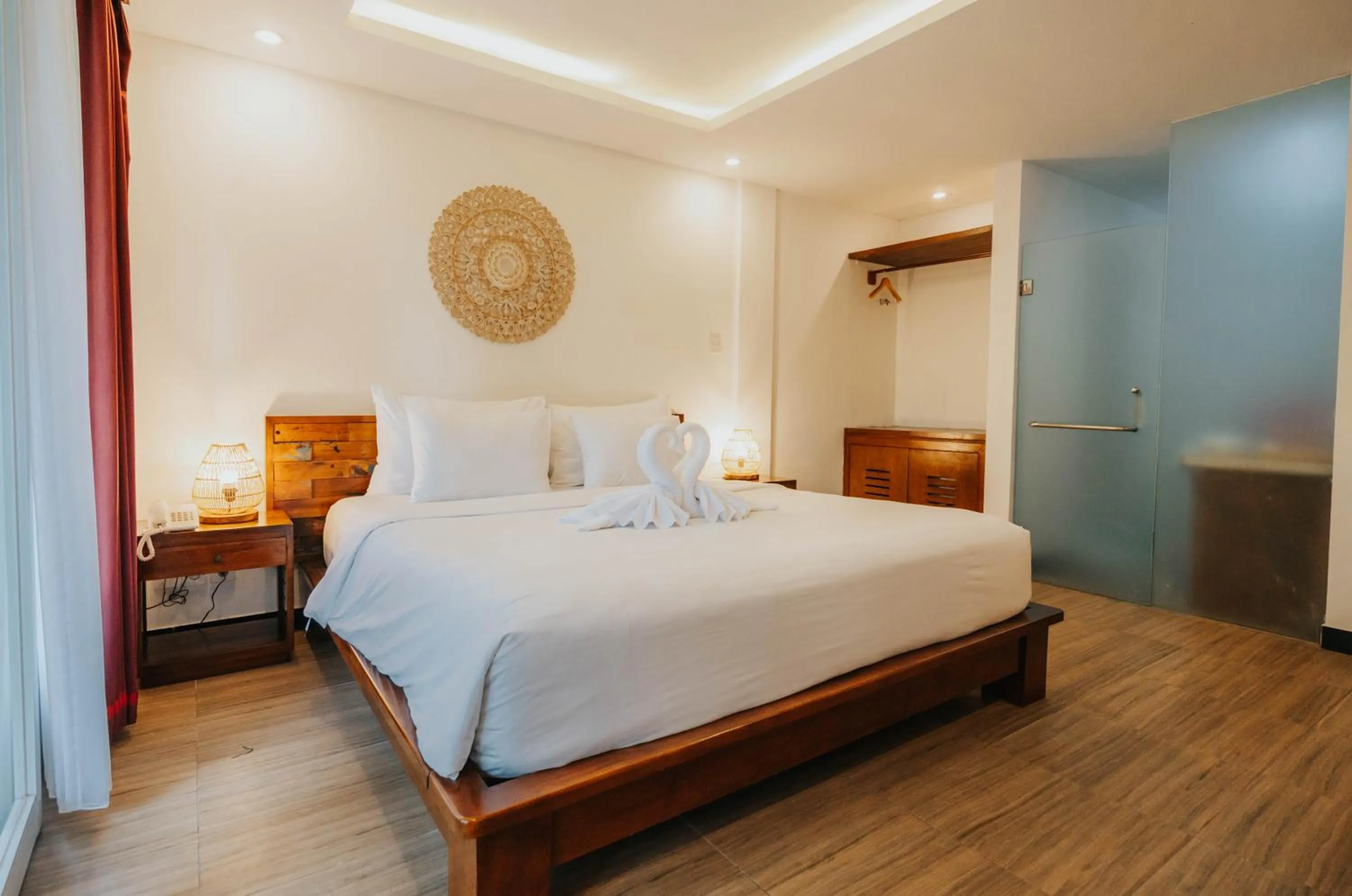 Bed in Alam Penari Resort Ubud