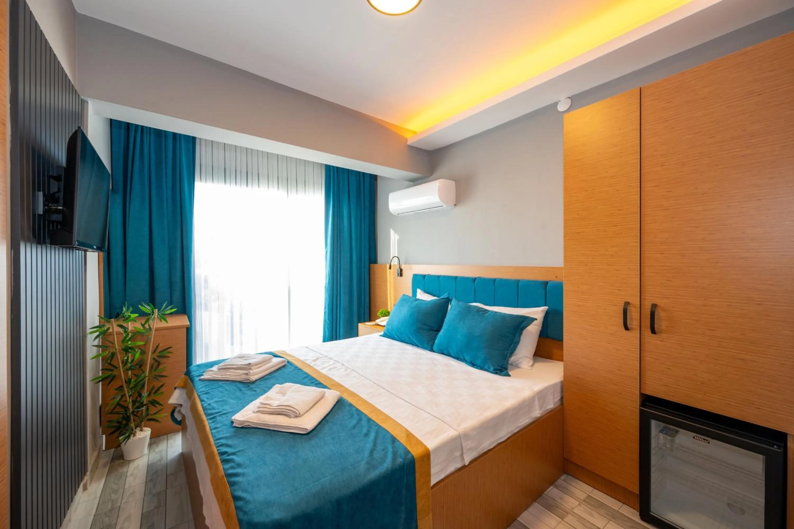 Bed in Otel Carpediem Gold Kuşadası