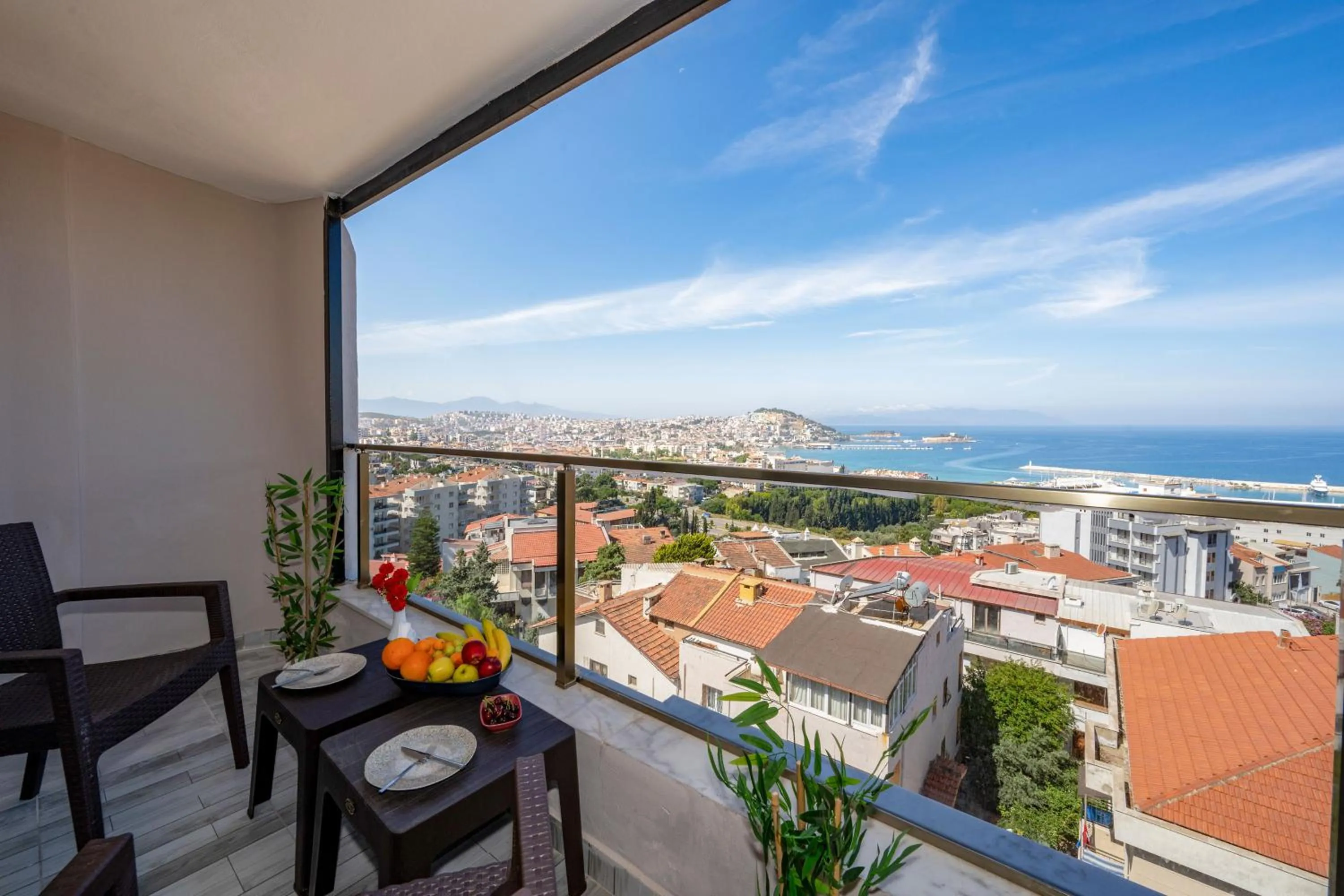 Balcony/Terrace in Otel Carpediem Gold Kuşadası