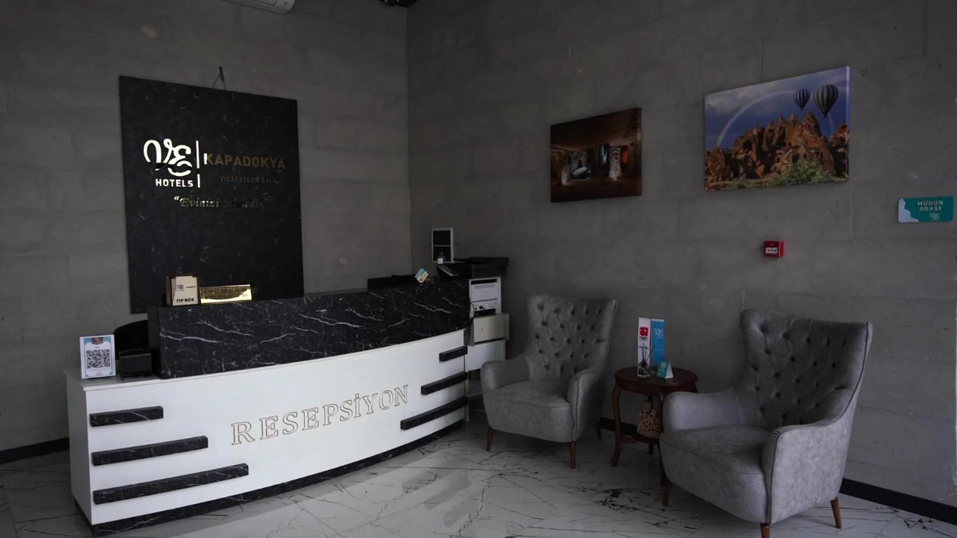 Lobby or reception in VE HOTELS KAPADOKYA