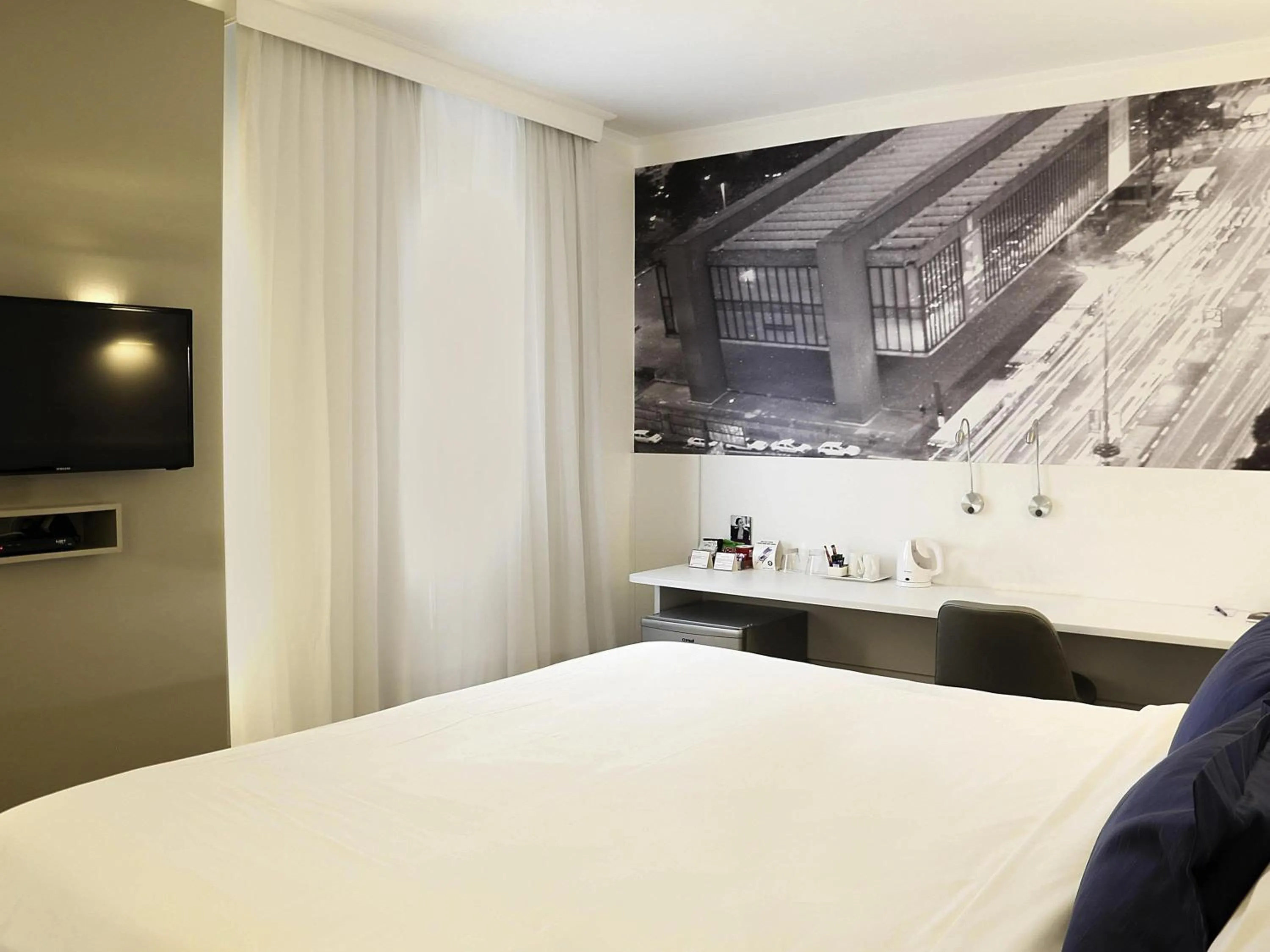 Bedroom, Bed in Mercure Sao Paulo Paulista