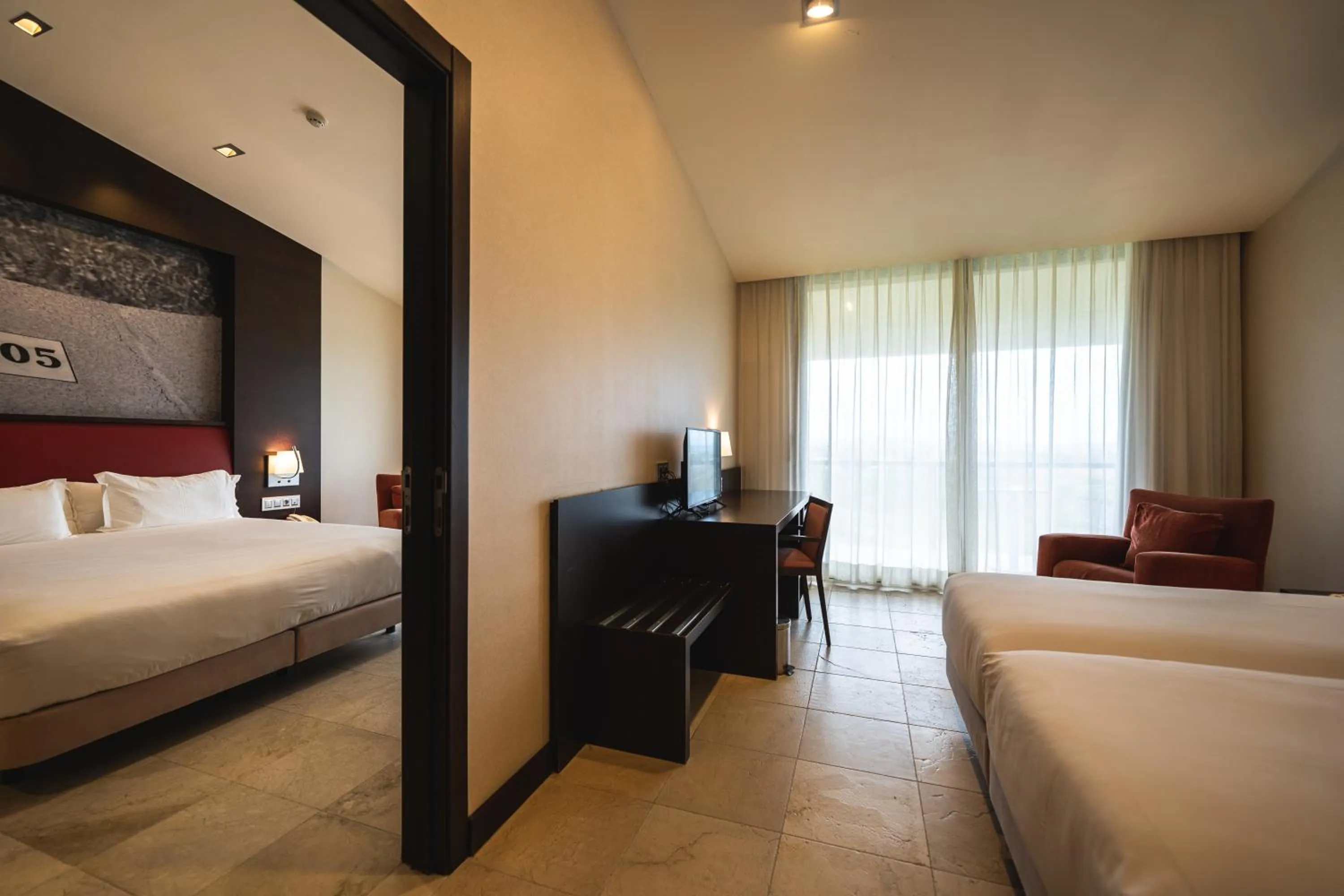 Photo of the whole room, Bed in Hotel Mas Solà