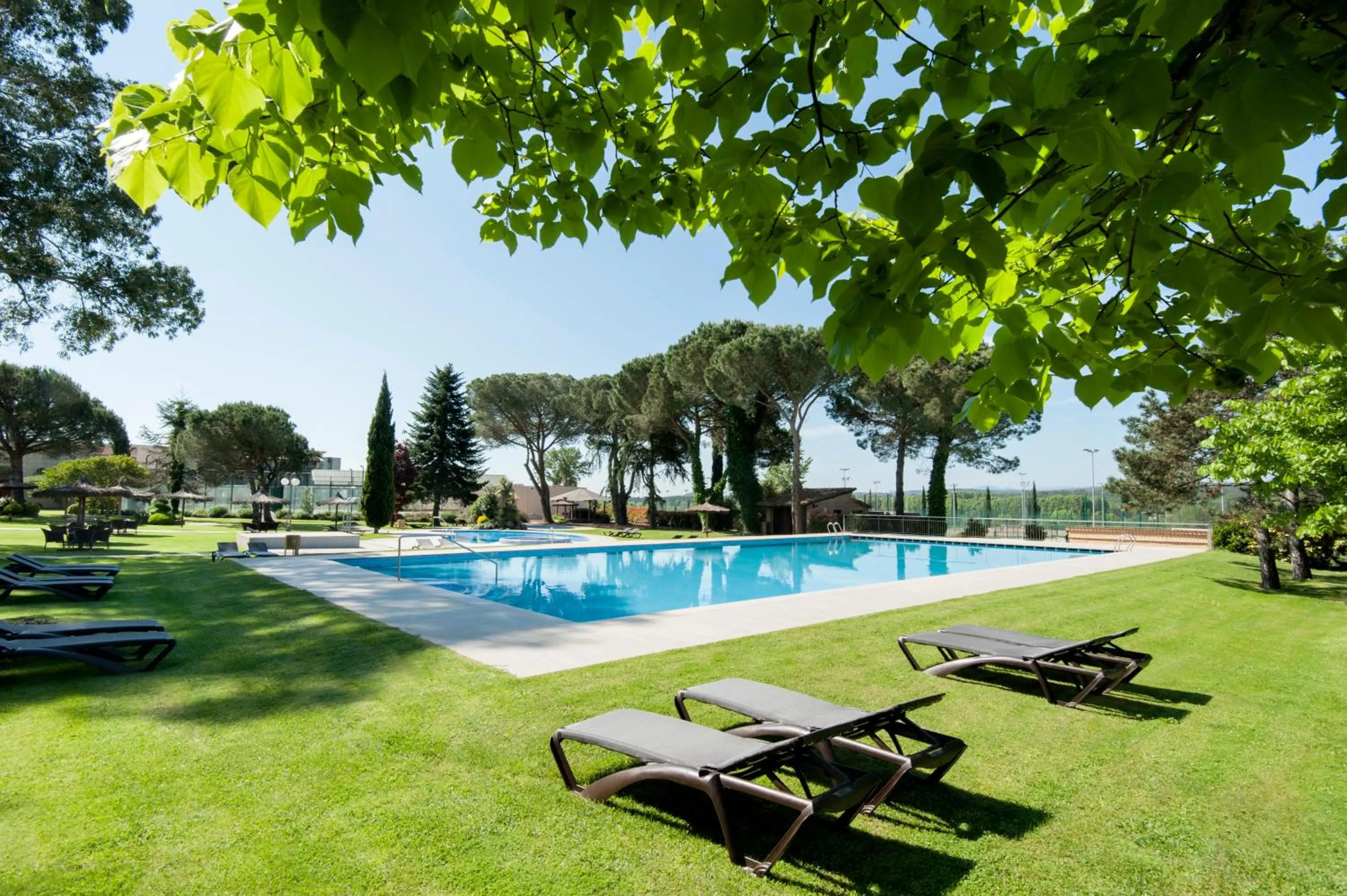 Natural landscape in Hotel Mas Solà