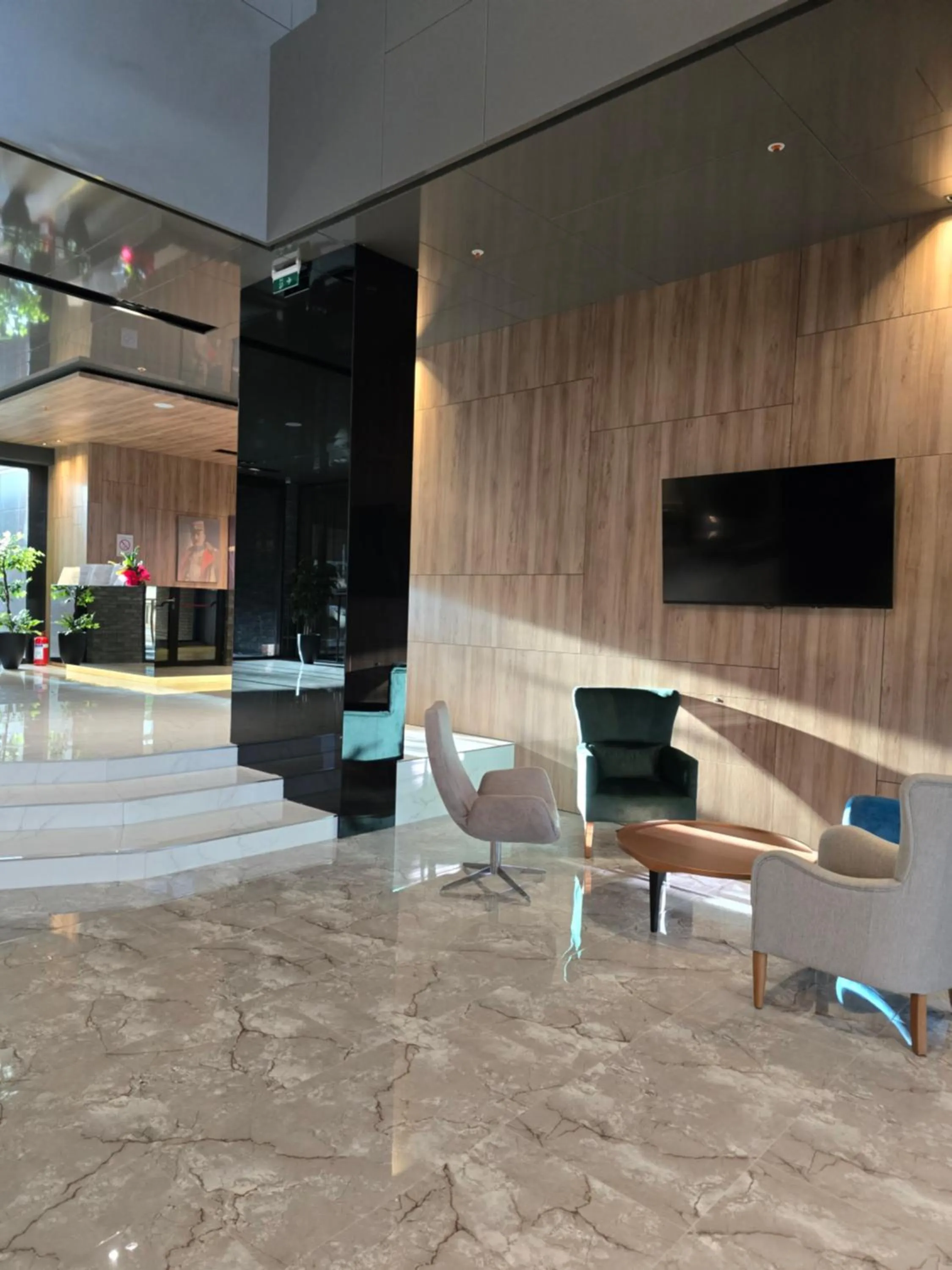 Communal lounge/ TV room in Hotel Vojvoda Putnik