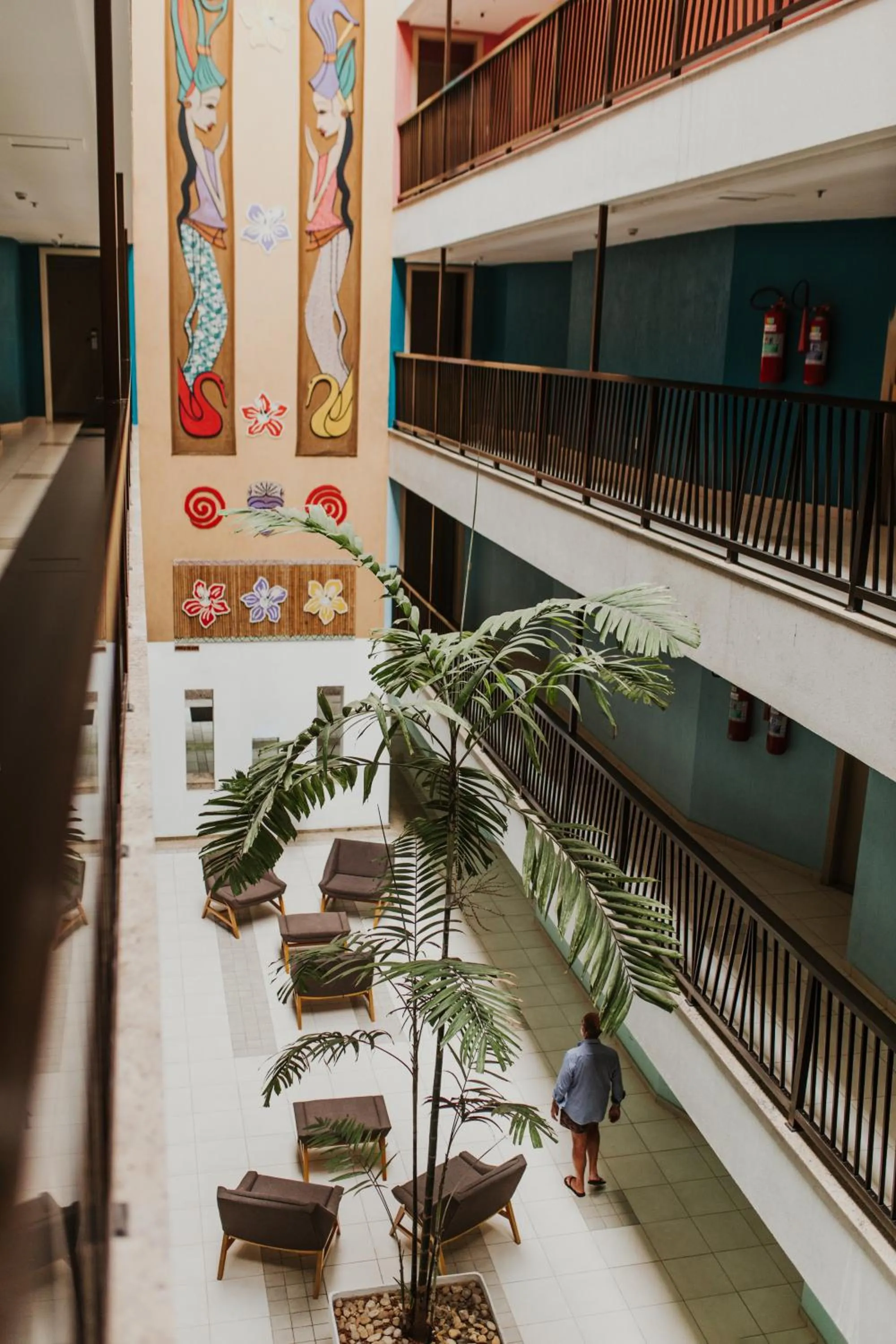 Seating area in Hotel Nacional Inn Angra dos Reis