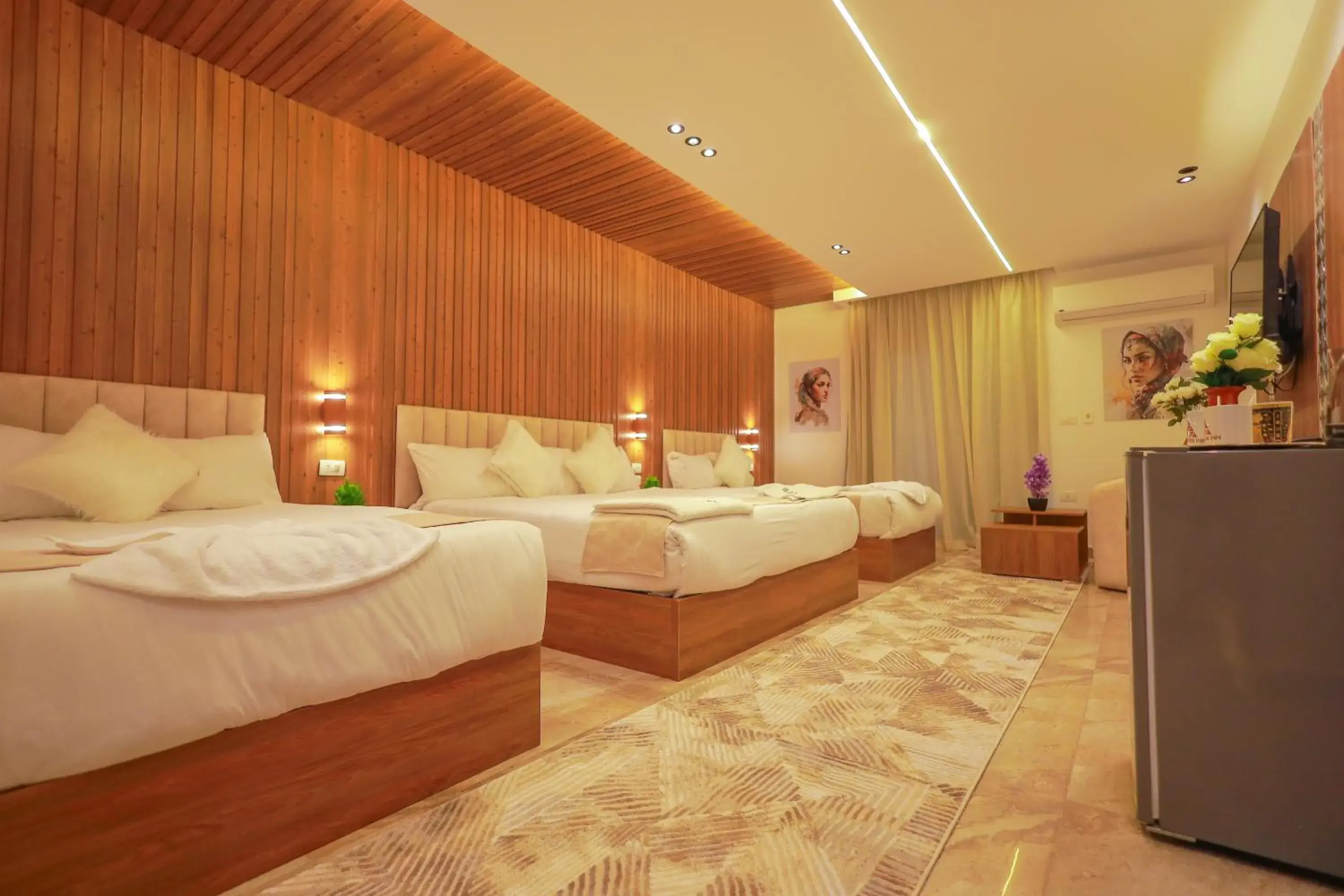 Quadruple Room with Garden View in The Muse Pyramids INN Quadruple Room with Garden View in The Muse Pyramids INN