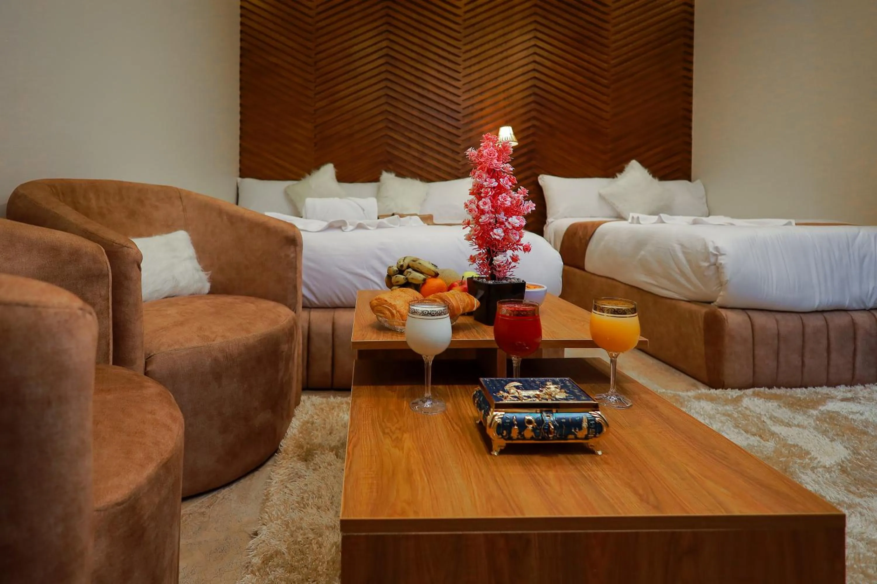 Living room in The Muse Pyramids INN