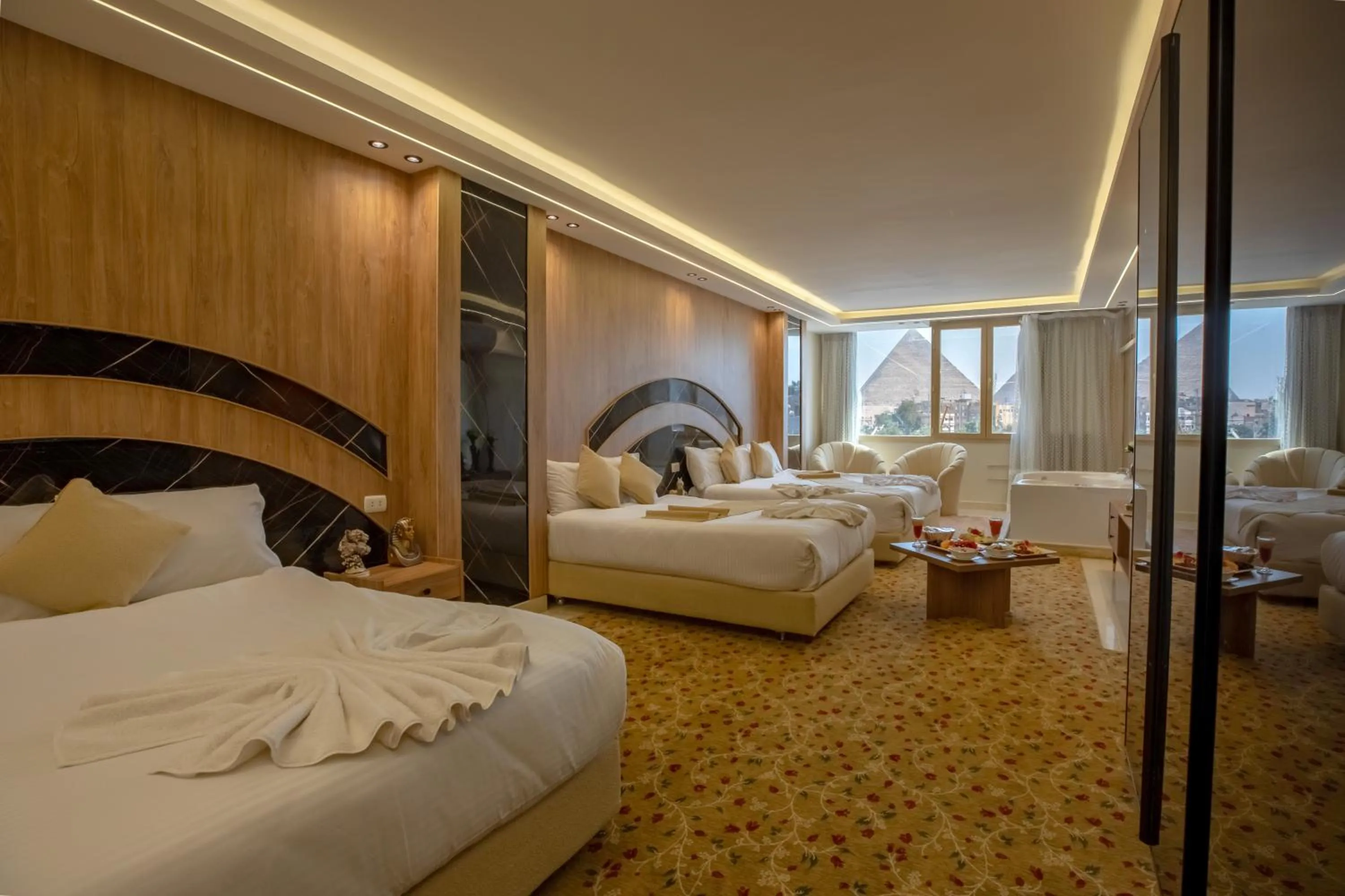 Photo of the whole room, Bed in The Muse Pyramids INN