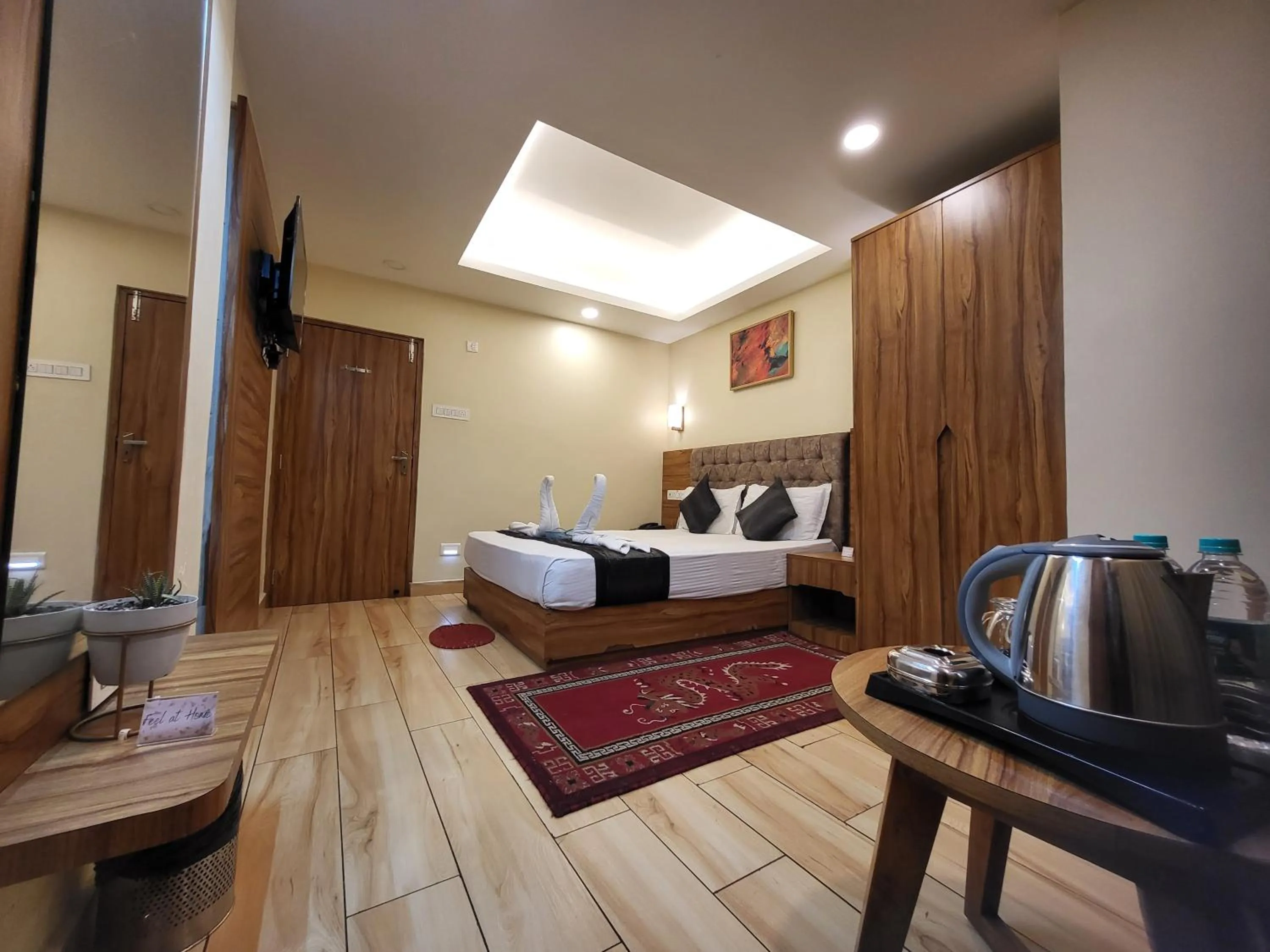 Coffee/tea facilities, Bed in The Revett