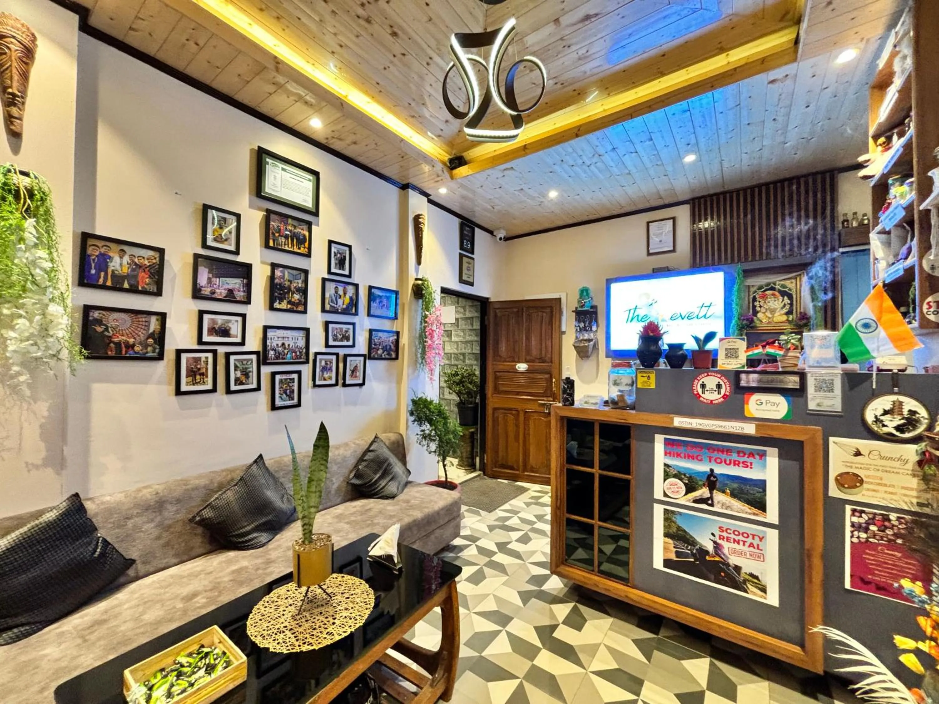 Communal lounge/ TV room in The Revett