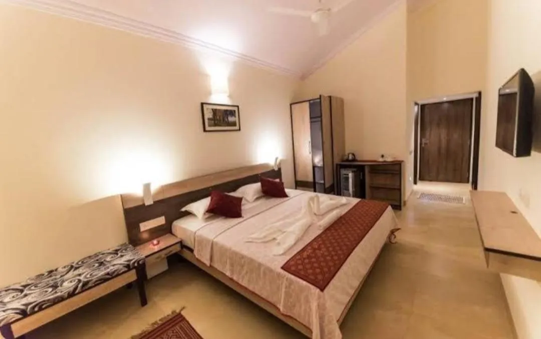 Bed in AK VILAS - BEST BUDGETED HOTEL IN JAIPUR
