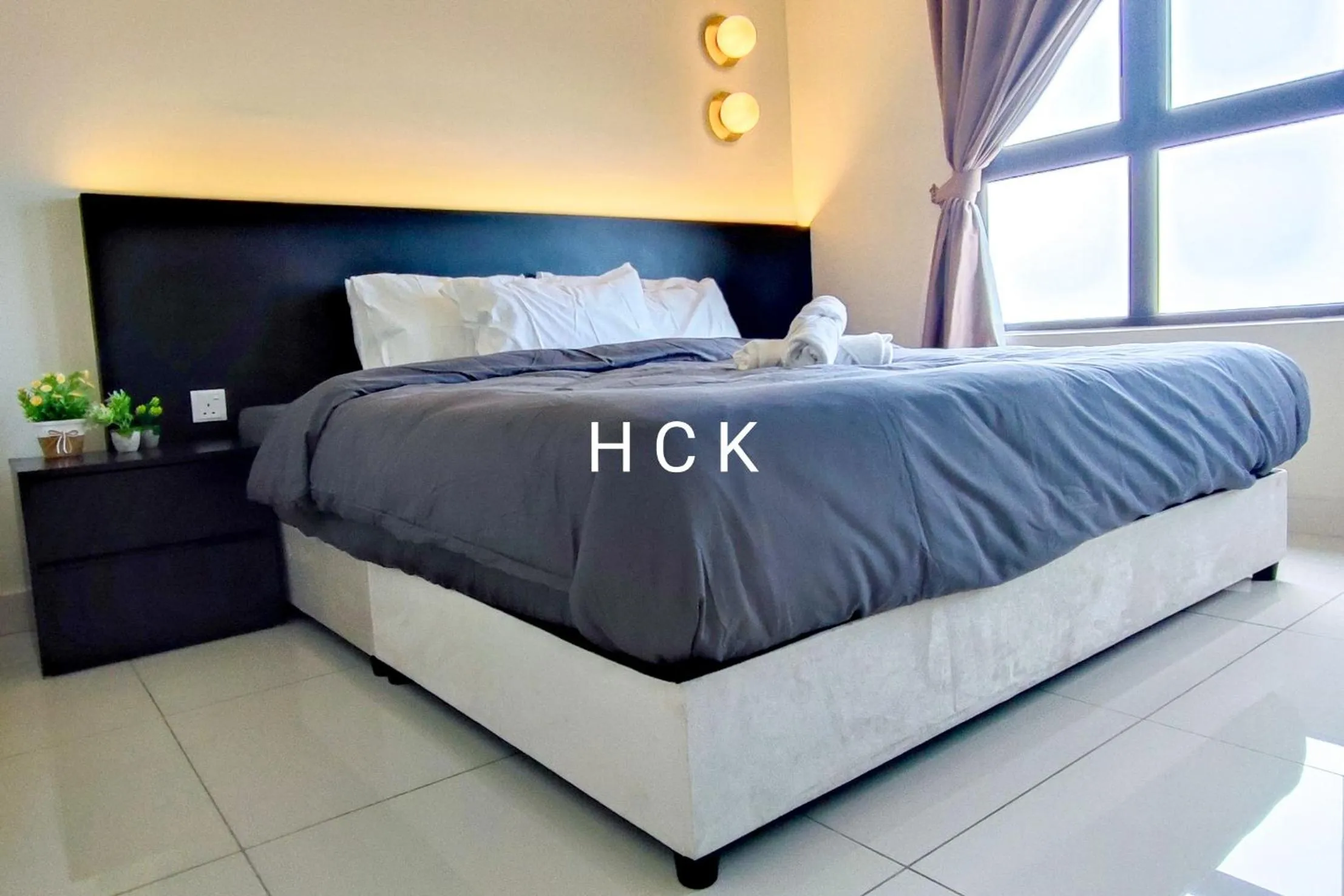 Bed in Double Storey Pool at Trio Setia by HCK