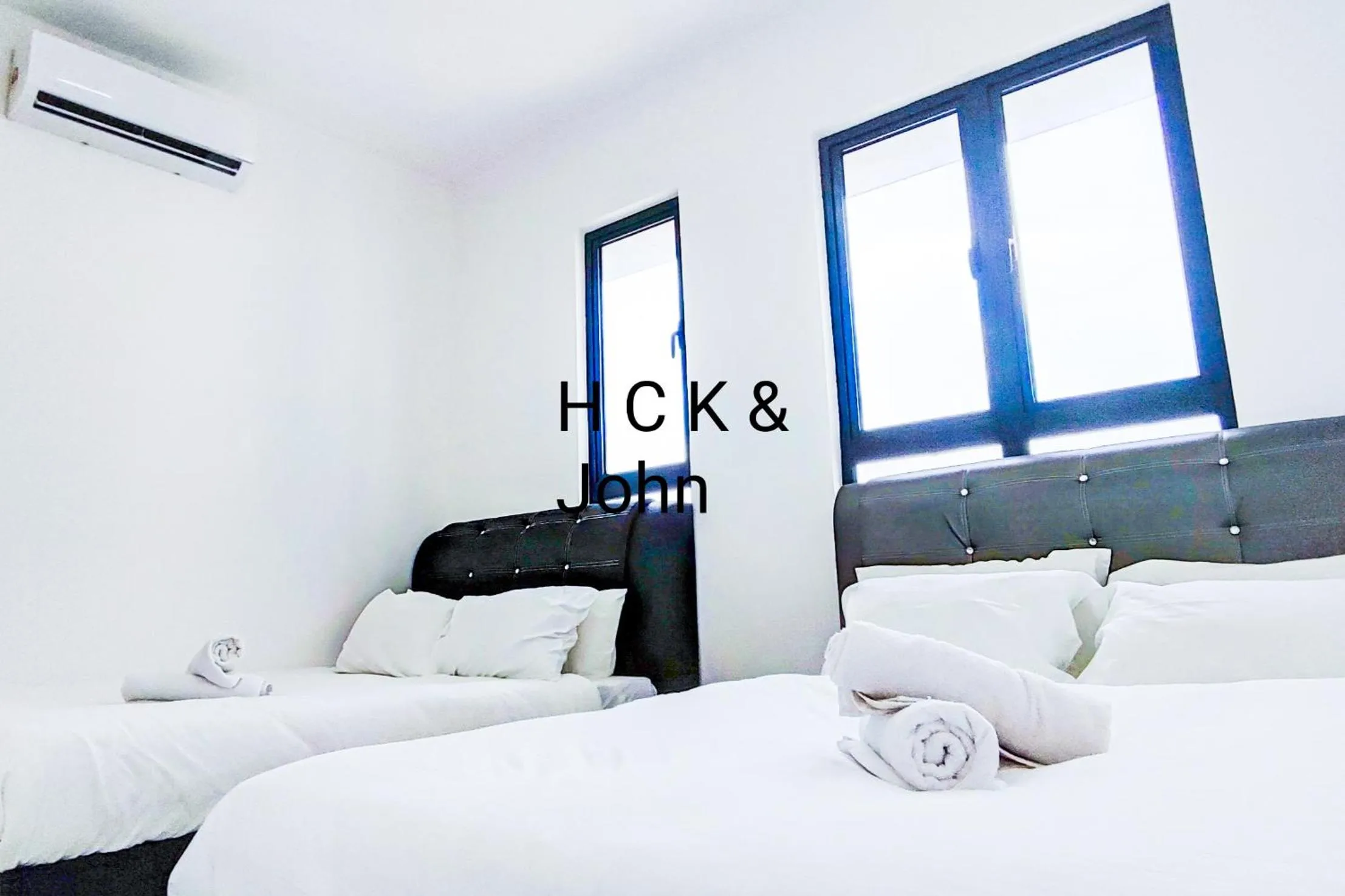 Bed in Double Storey Pool at Trio Setia by HCK