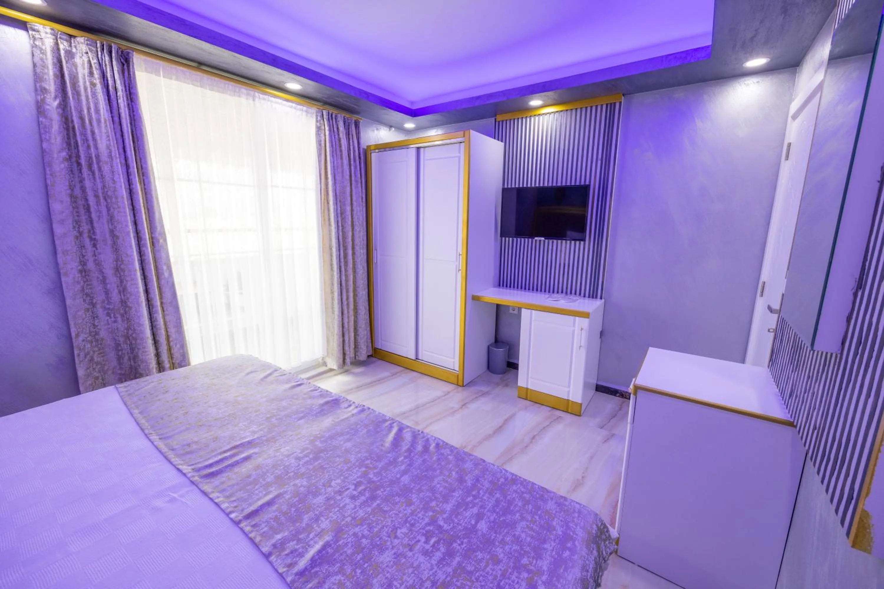 Bed in Cihan Bey Otel Belek