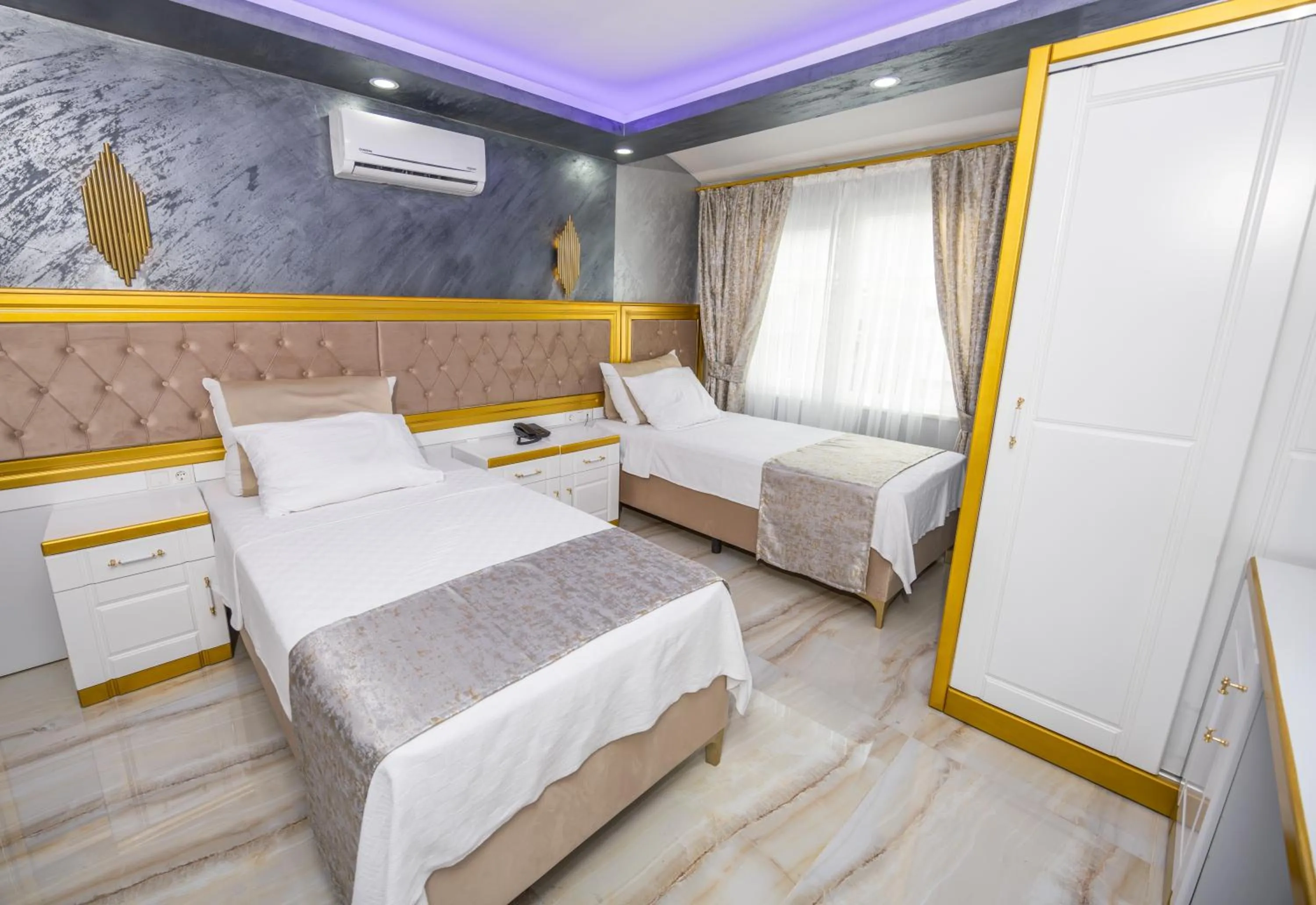 Bed in Cihan Bey Otel Belek