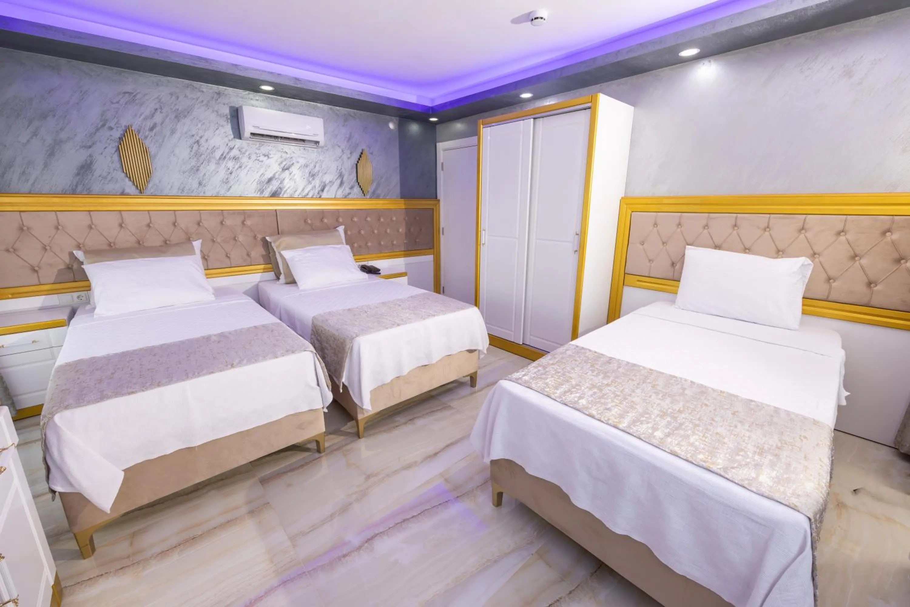 Bed in Cihan Bey Otel Belek