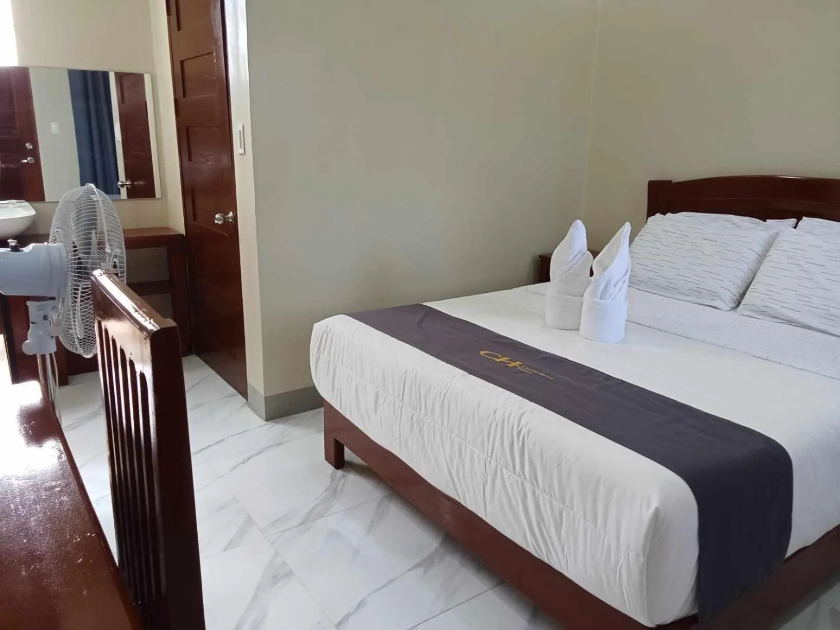 Bed in Coastal Haven Resort