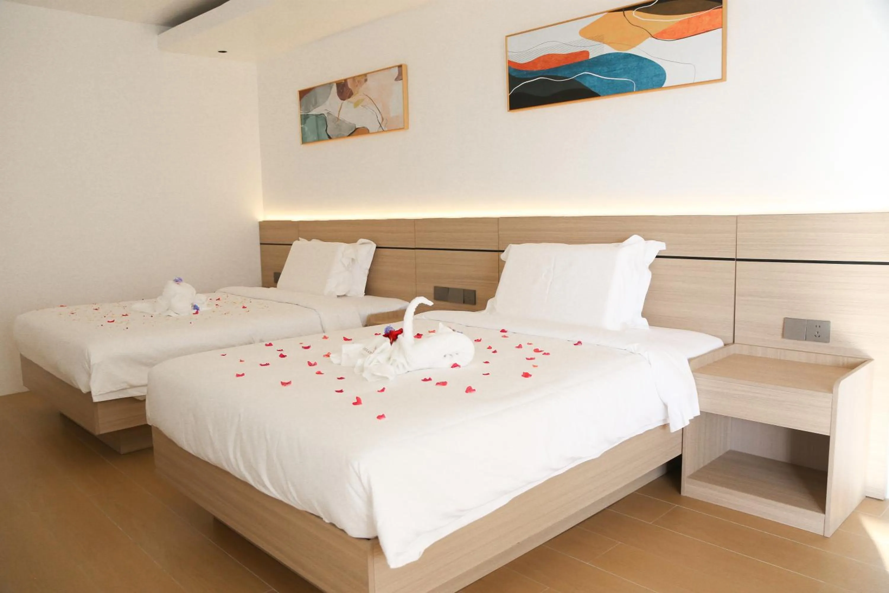 Bed in Willander Resort