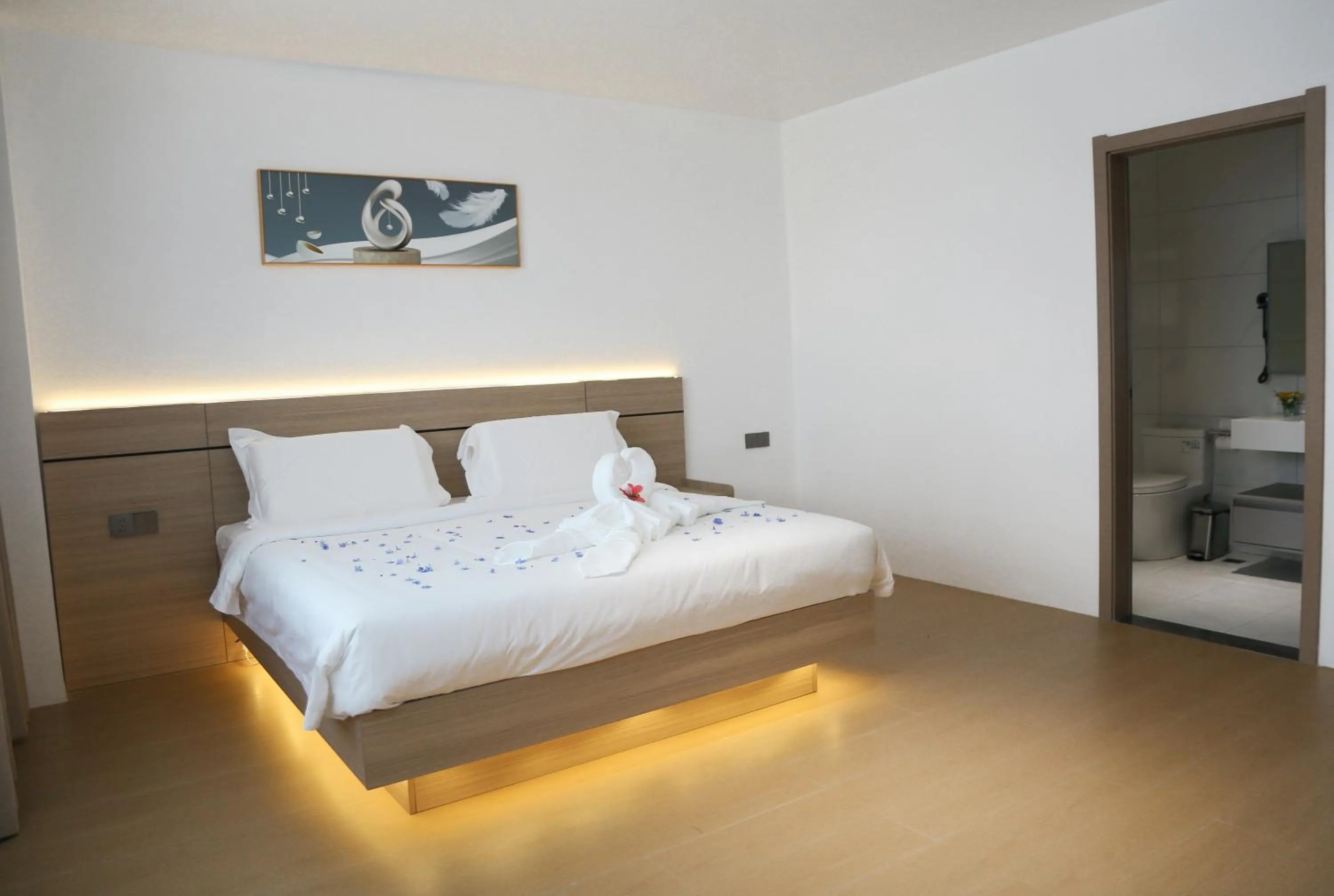 Bed in Willander Resort