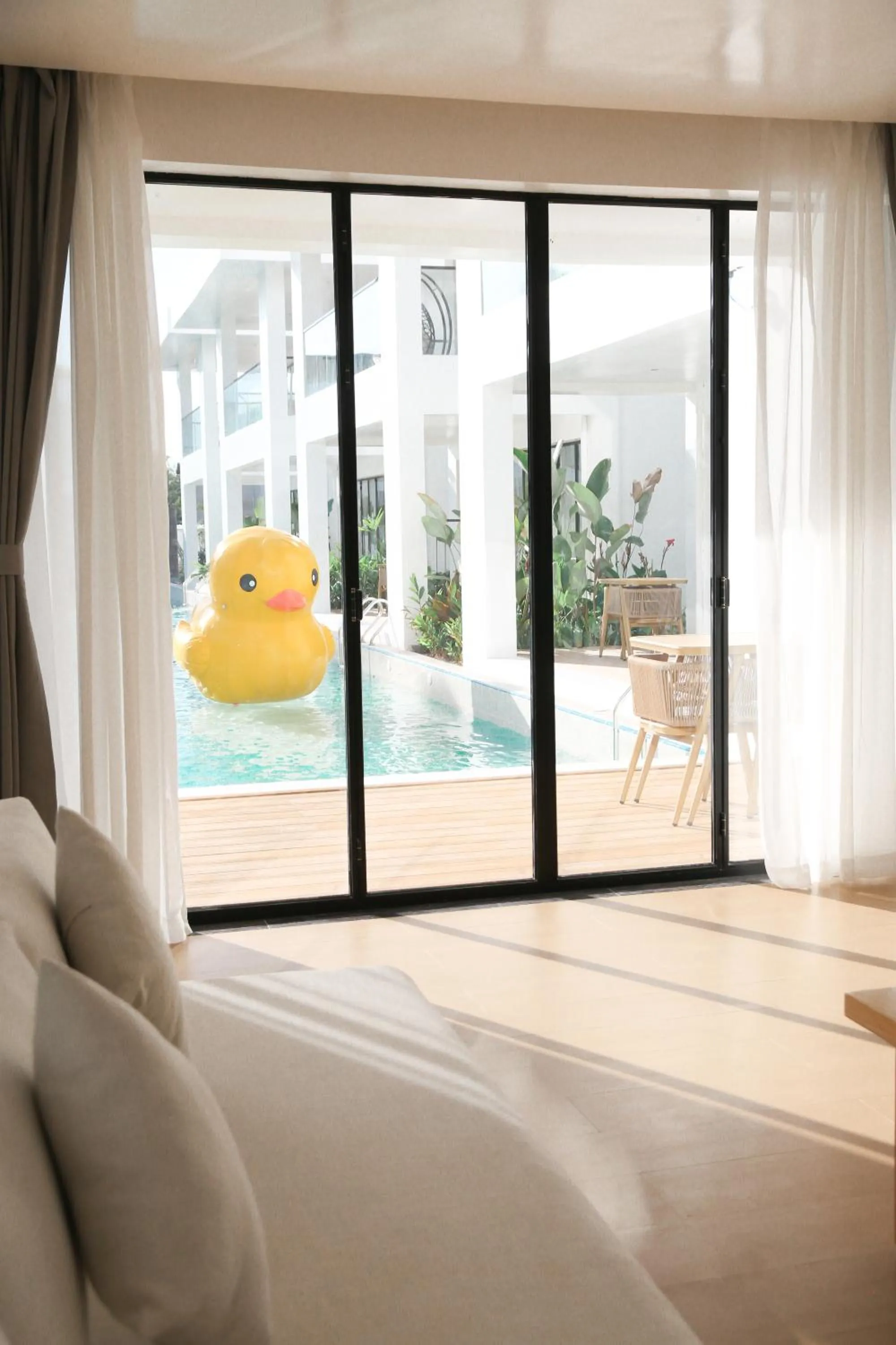 Pool view in Willander Resort