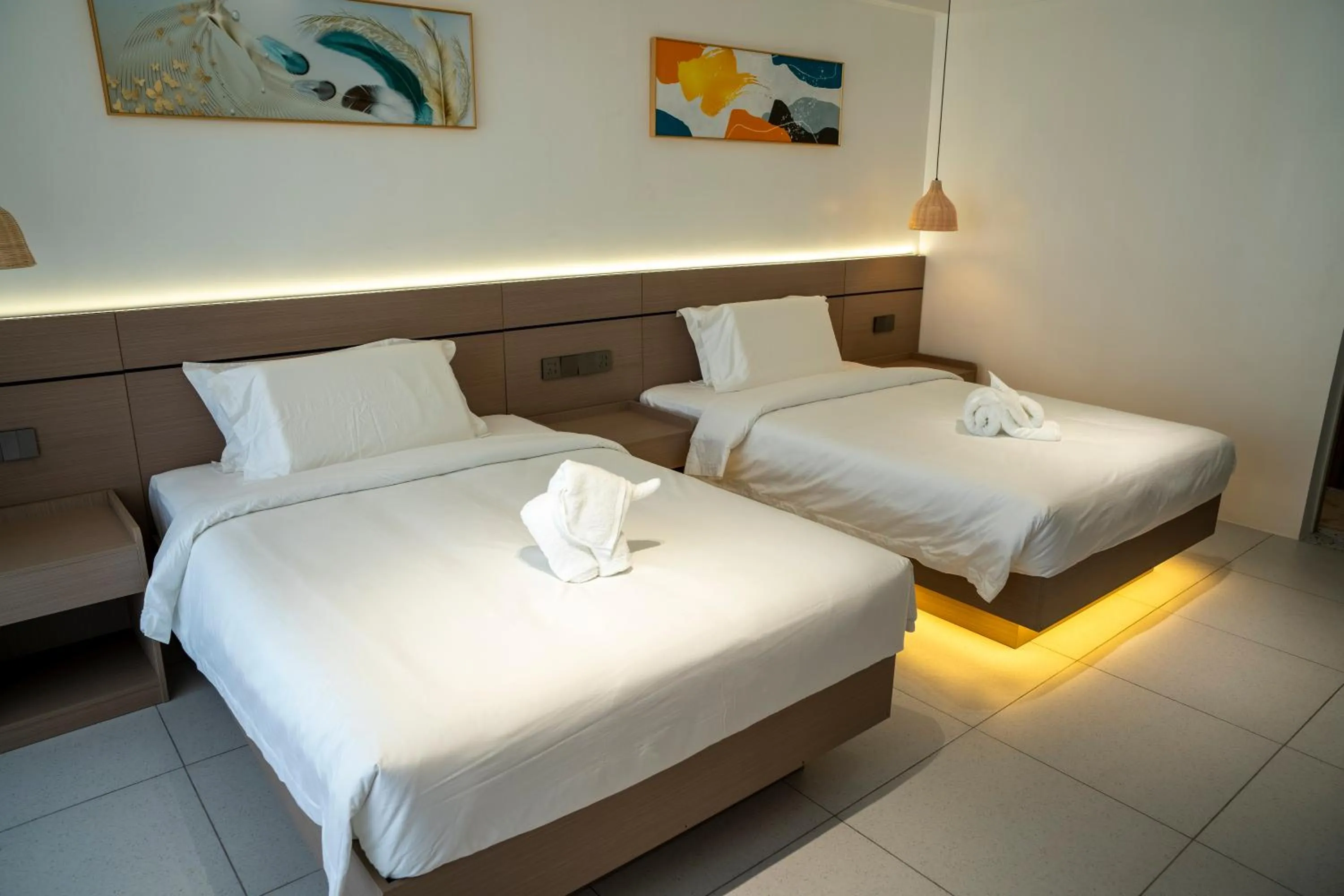 Bed in Willander Resort
