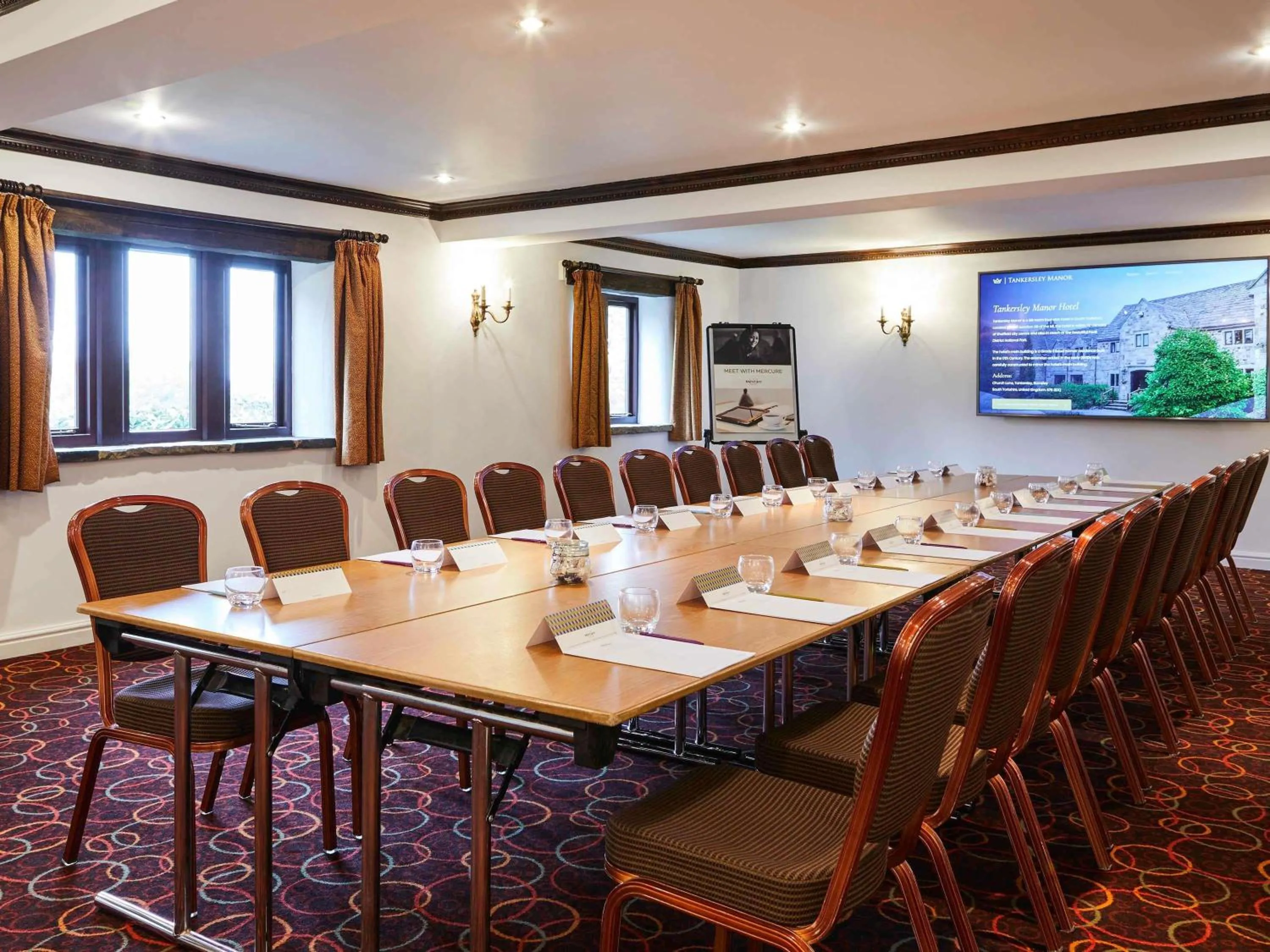 Meeting/conference room in Mercure Barnsley Tankersley Manor Hotel