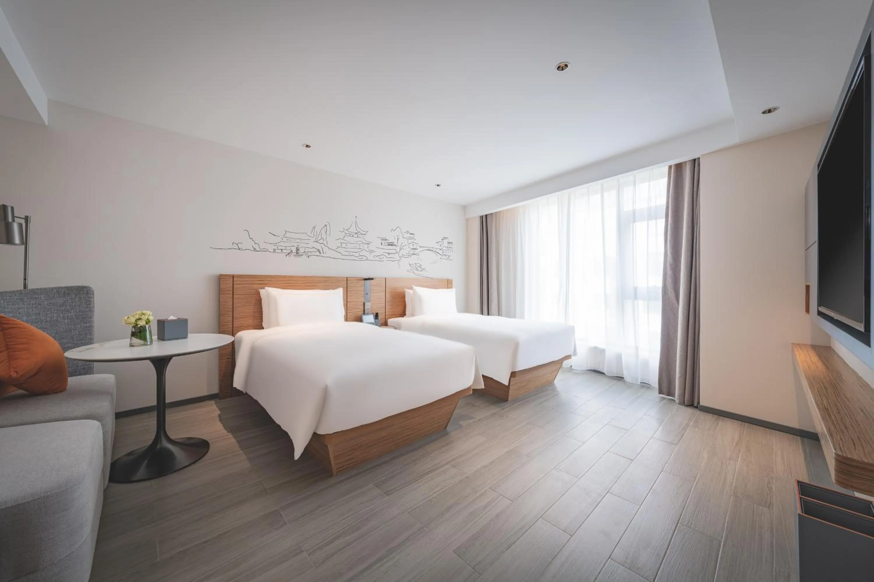 Bed in UrCove by HYATT Nanjing Downtown