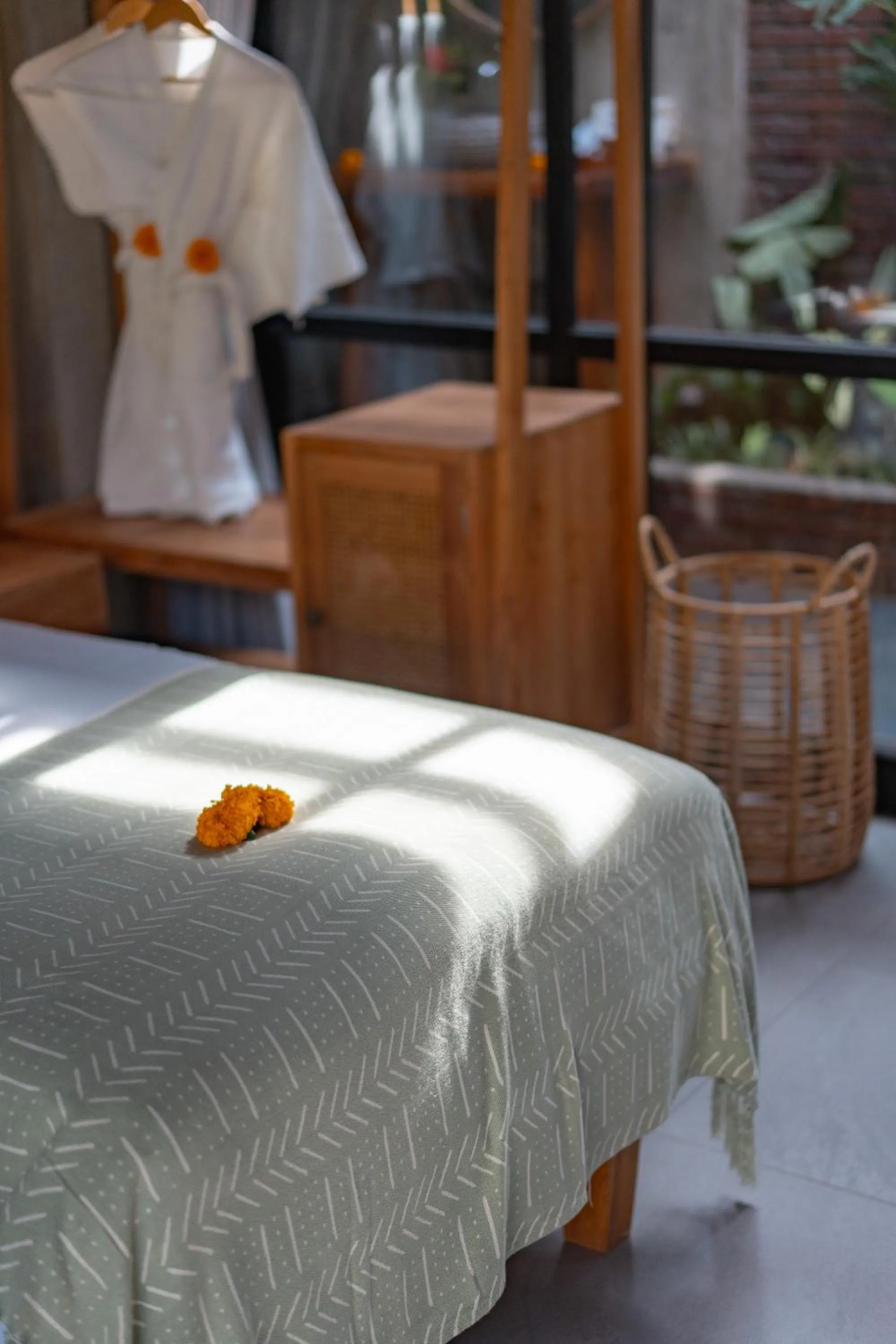 Decorative detail, Bed in Villa Jonsu Uluwatu by Nagisa Bali