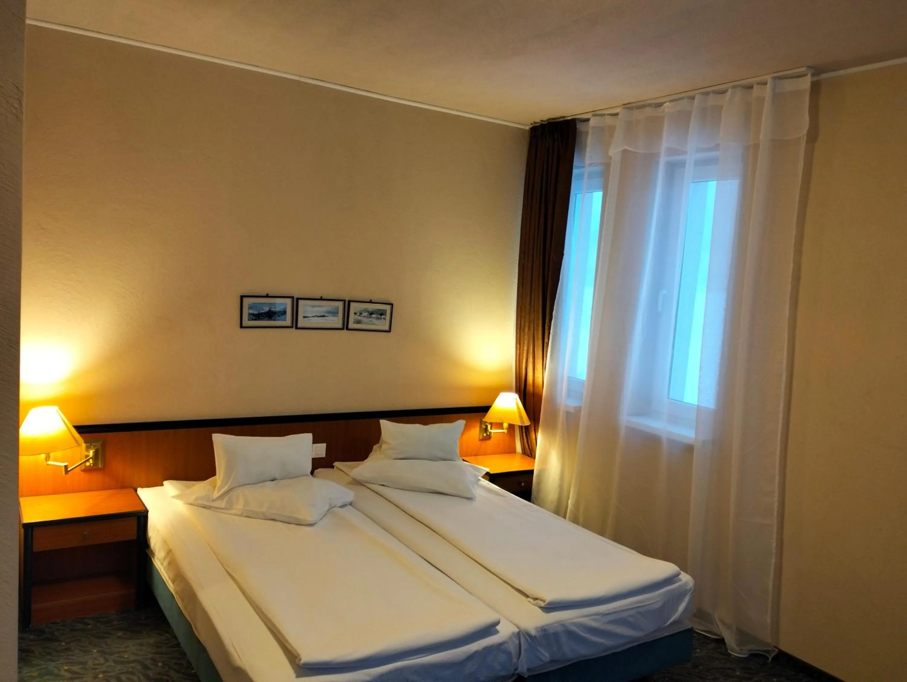 Bed in Pensiunea Cabana Art