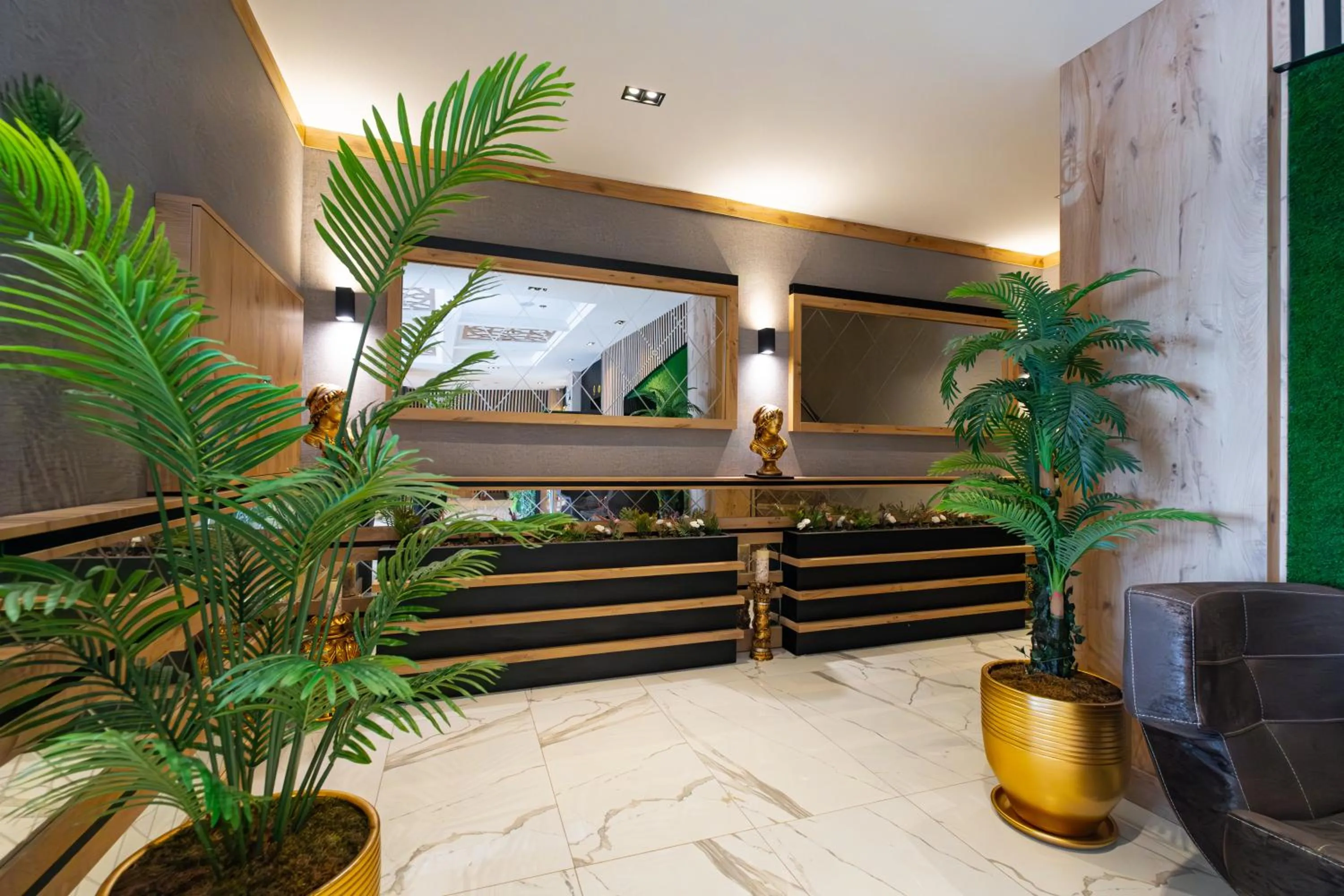 Decorative detail in Hipodrom Hotel